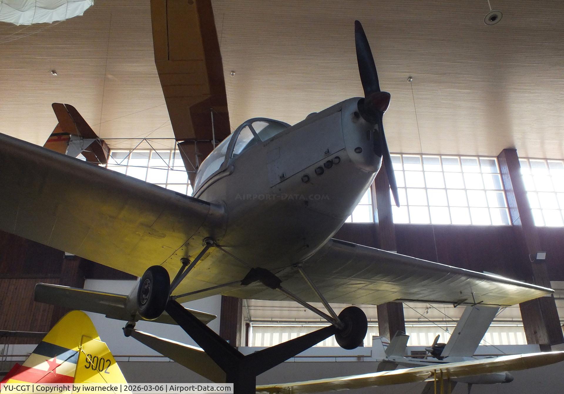 Aircraft YU-CGT, Utva C-3 Trojka, c/n 0777, UTVA C-3 Trojka at the Technical Museum Nikola Tesla, Zagreb, photo by iwarnecke