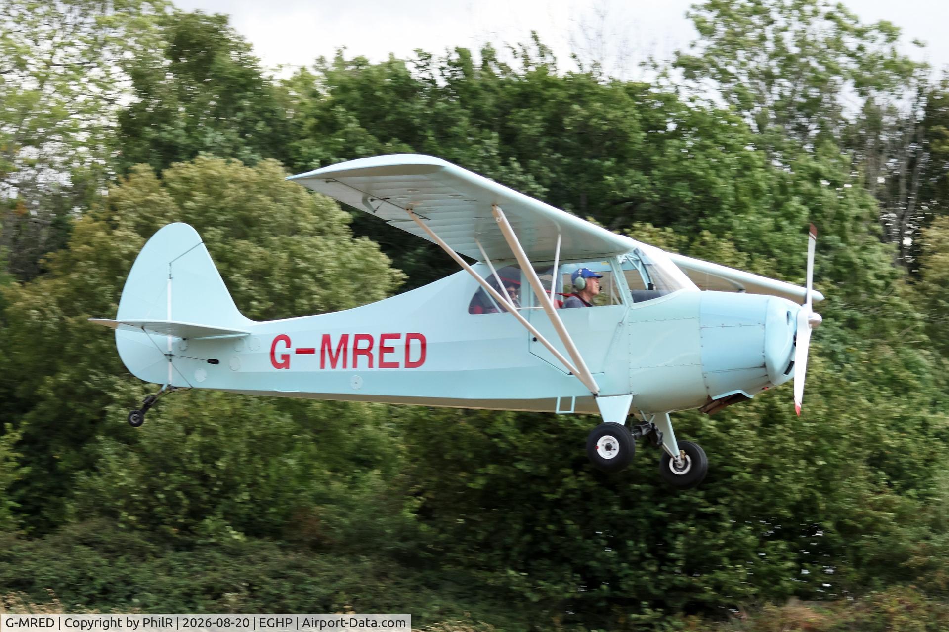 Aircraft G-MRED, 2007 Christavia MK I, c/n PFA 185-12935, G-MRED 2007 Christavia Mk1 Popham, at EGHP, photo by PhilR