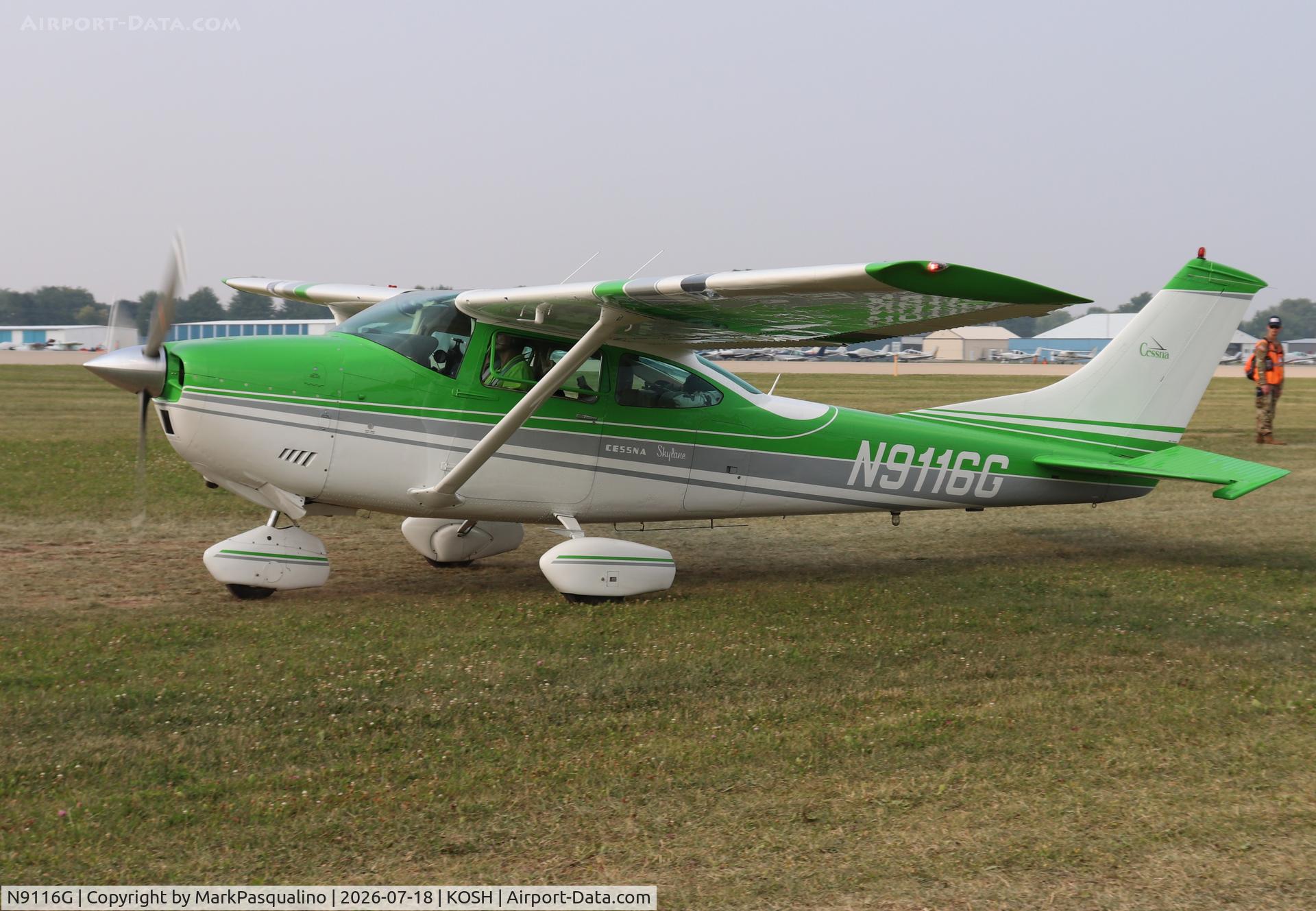 Aircraft N9116G, 1971 Cessna 182N Skylane, c/n 18260656, Cessna 182N, at KOSH, photo by MarkPasqualino