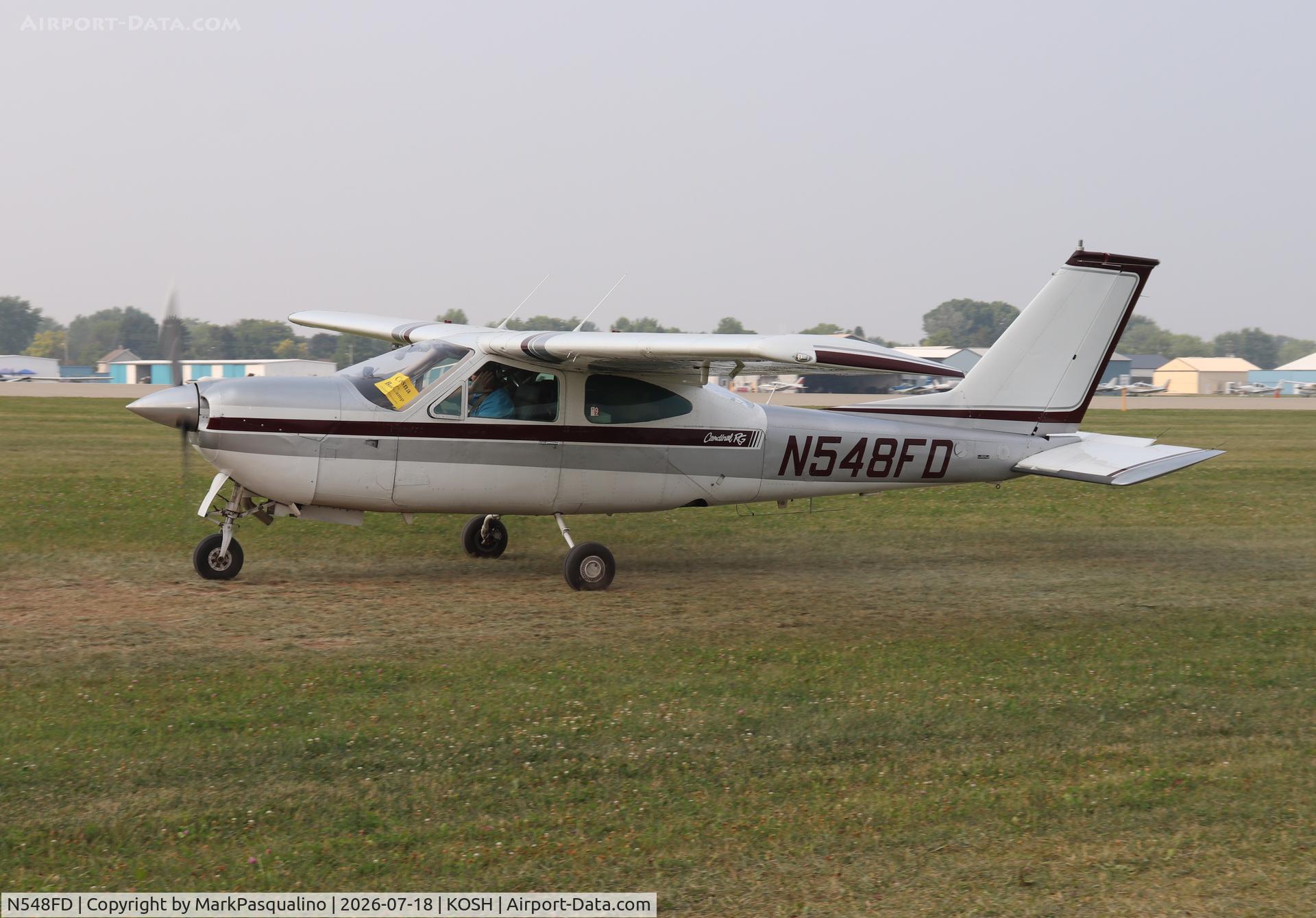 Aircraft N548FD, 1977 Cessna 177RG Cardinal, c/n 177RG1218, Cessna 177RG, at KOSH, photo by MarkPasqualino