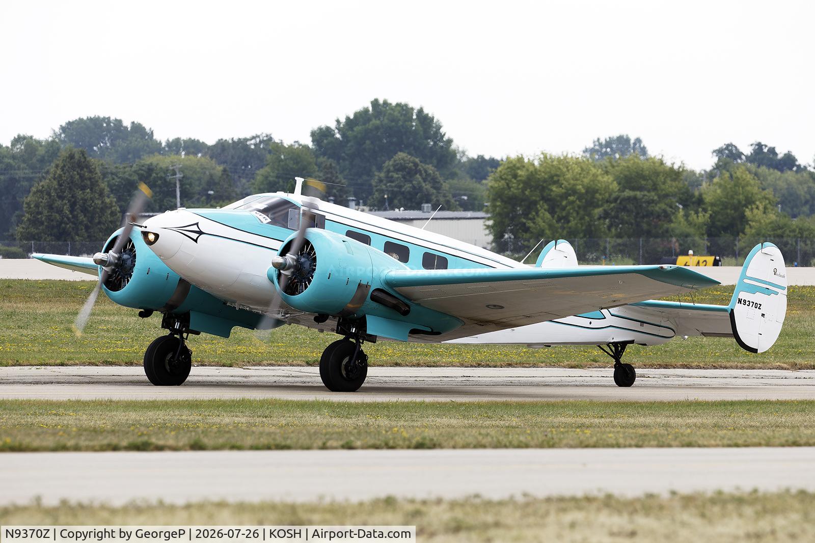 Aircraft N9370Z, 1952 Beech C-45H Expeditor, c/n AF-780 (52-10850), Airventure 2026., at KOSH, photo by GeorgeP