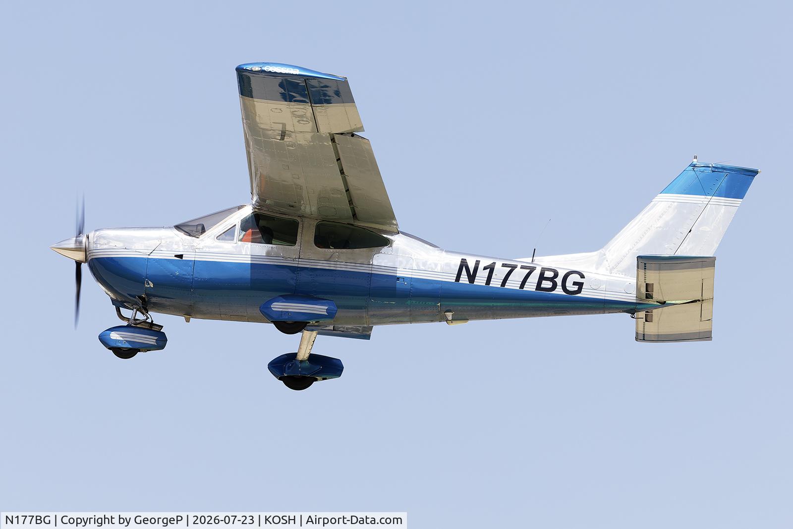 Aircraft N177BG, 1976 Cessna 177B Cardinal, c/n 17702449, Airventure 2026., at KOSH, photo by GeorgeP