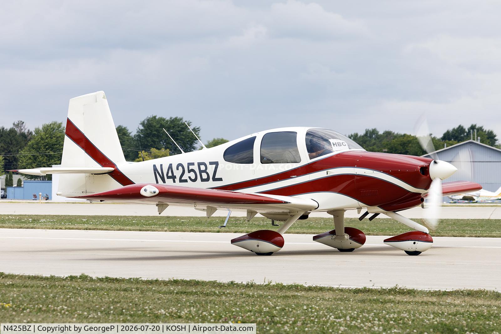 Aircraft N425BZ, 2007 Vans RV-10, c/n 40234, Airventure 2026., at KOSH, photo by GeorgeP