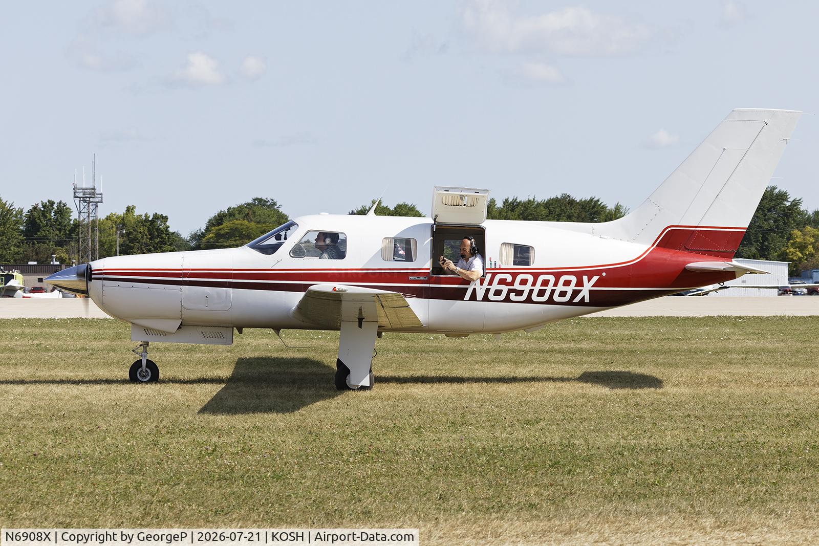 Aircraft N6908X, 1985 Piper PA-46-310P Malibu, c/n 46-8508064, Airventure 2026., at KOSH, photo by GeorgeP