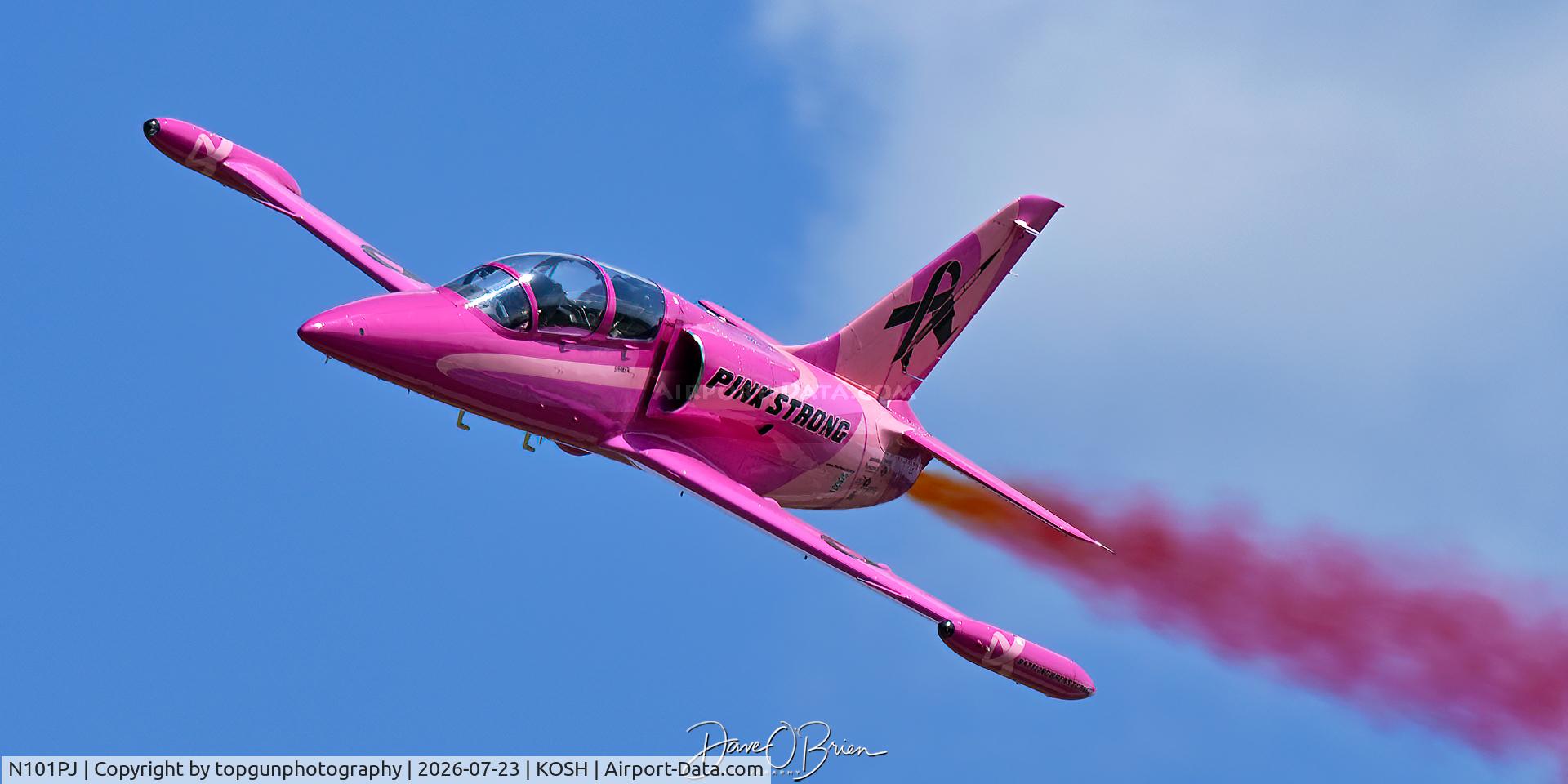 Aircraft N101PJ, 1979 Aero Vodochody L-39C, c/n 931341, Pink Jet L-39, at KOSH, photo by topgunphotography