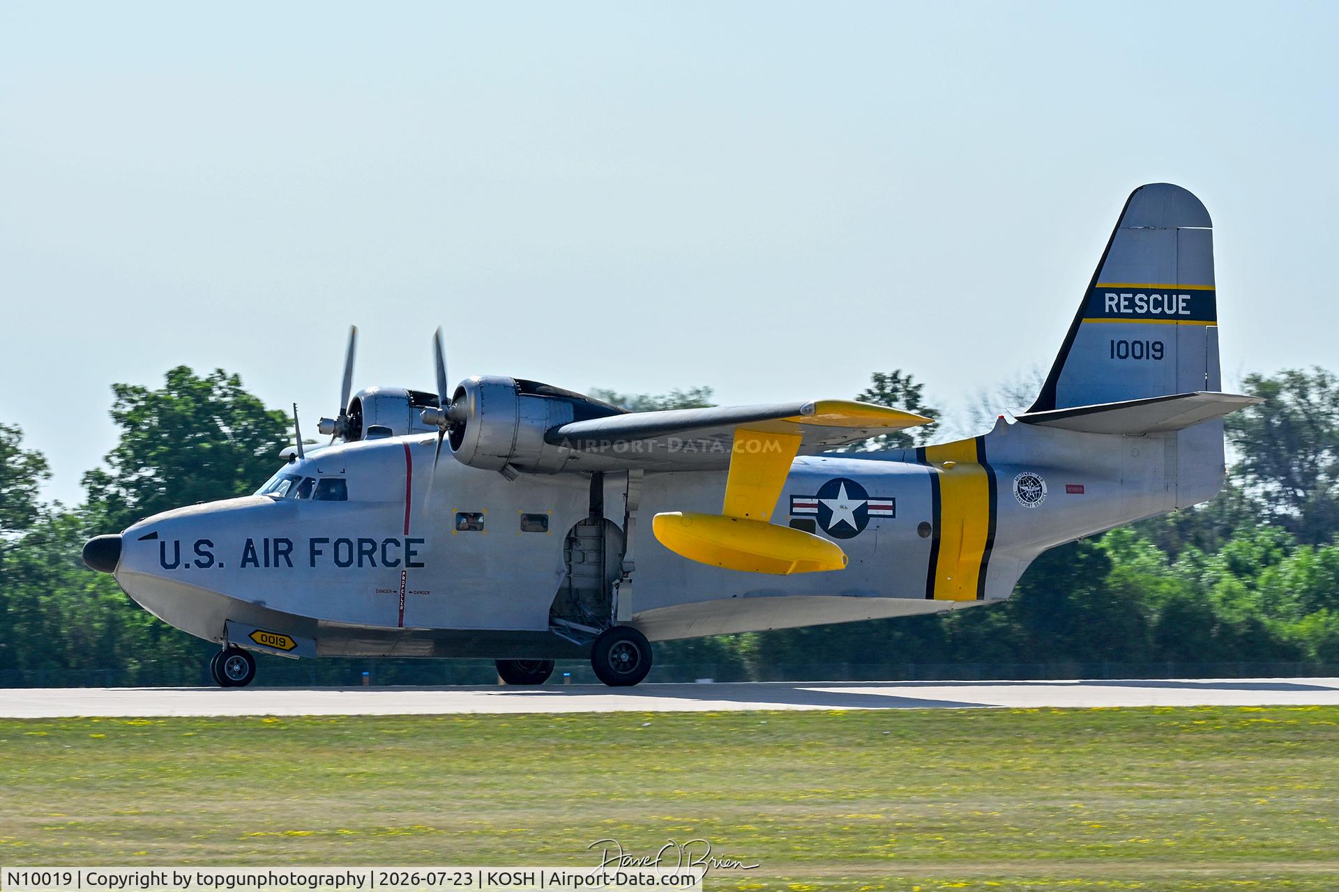 Aircraft N10019, 1951 Grumman HU-16E Albatross, c/n G 92/40B, Oshkosh26, at KOSH, photo by topgunphotography