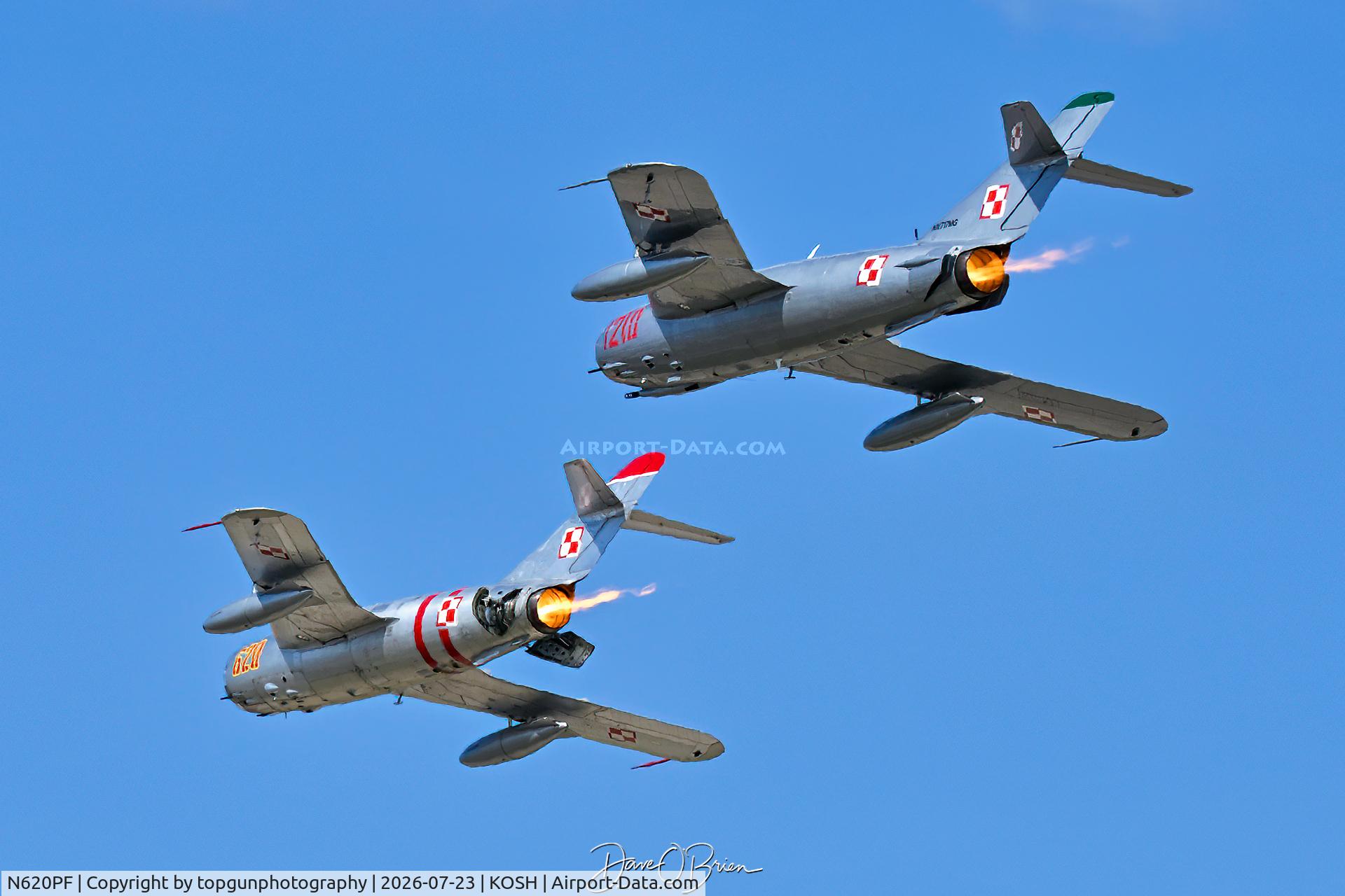Aircraft N620PF, 1960 PZL-Mielec Lim-5 (MiG-17F), c/n 1D0620, Oshkosh 26, at KOSH, photo by topgunphotography
