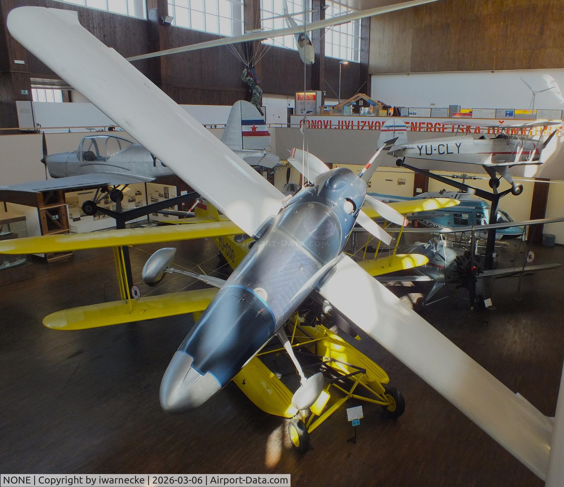 Aircraft NONE, 1993 Ljubomir Hranjec Albatros, c/n 01, Ljubomir Hranjec Albatros at the Technical Museum Nikola Tesla, Zagreb, photo by iwarnecke