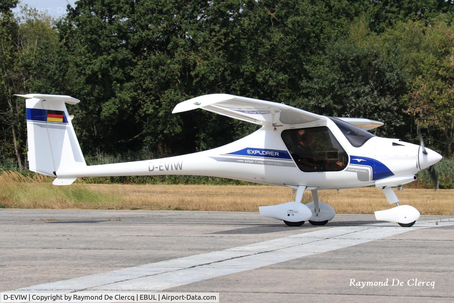 Aircraft D-EVIW, 2022 Pipistrel Virus SW121A Explorer, c/n VSW121A0111, During Aalter Air Rally on 15-08-2026., at EBUL, photo by Raymond De Clercq