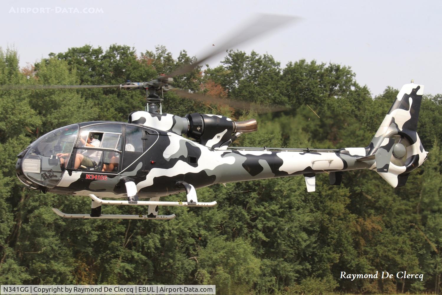Aircraft N341GG, 1974 Aérospatiale SA-341G Gazelle, c/n 1181, Participant Aalter Air Rally at Ursel on 15-08-2026., at EBUL, photo by Raymond De Clercq
