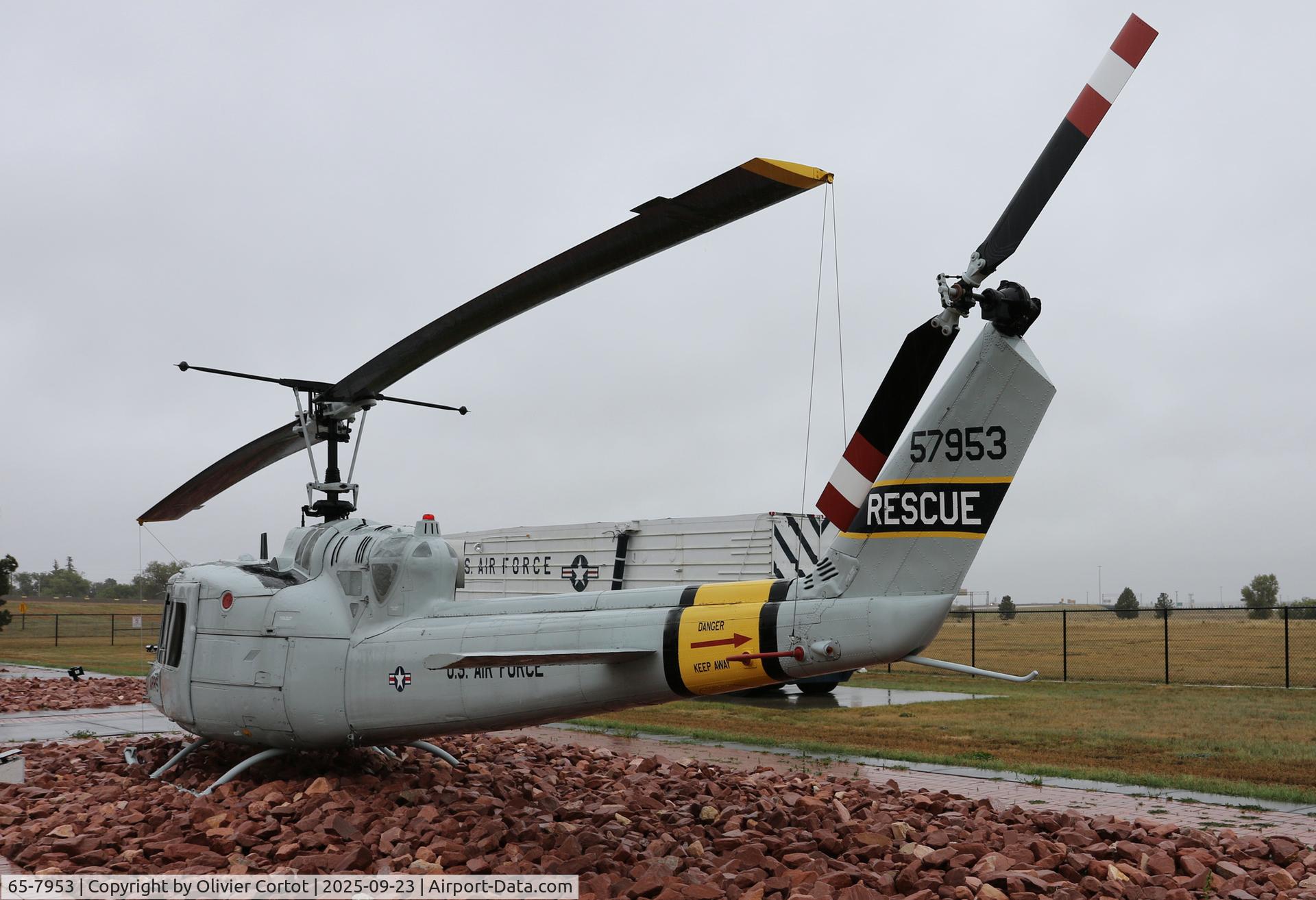 Aircraft 65-7953, 1965 Bell UH-1F-BF, c/n 7094 l/n 65-7953, Warren AFB, photo by Olivier Cortot