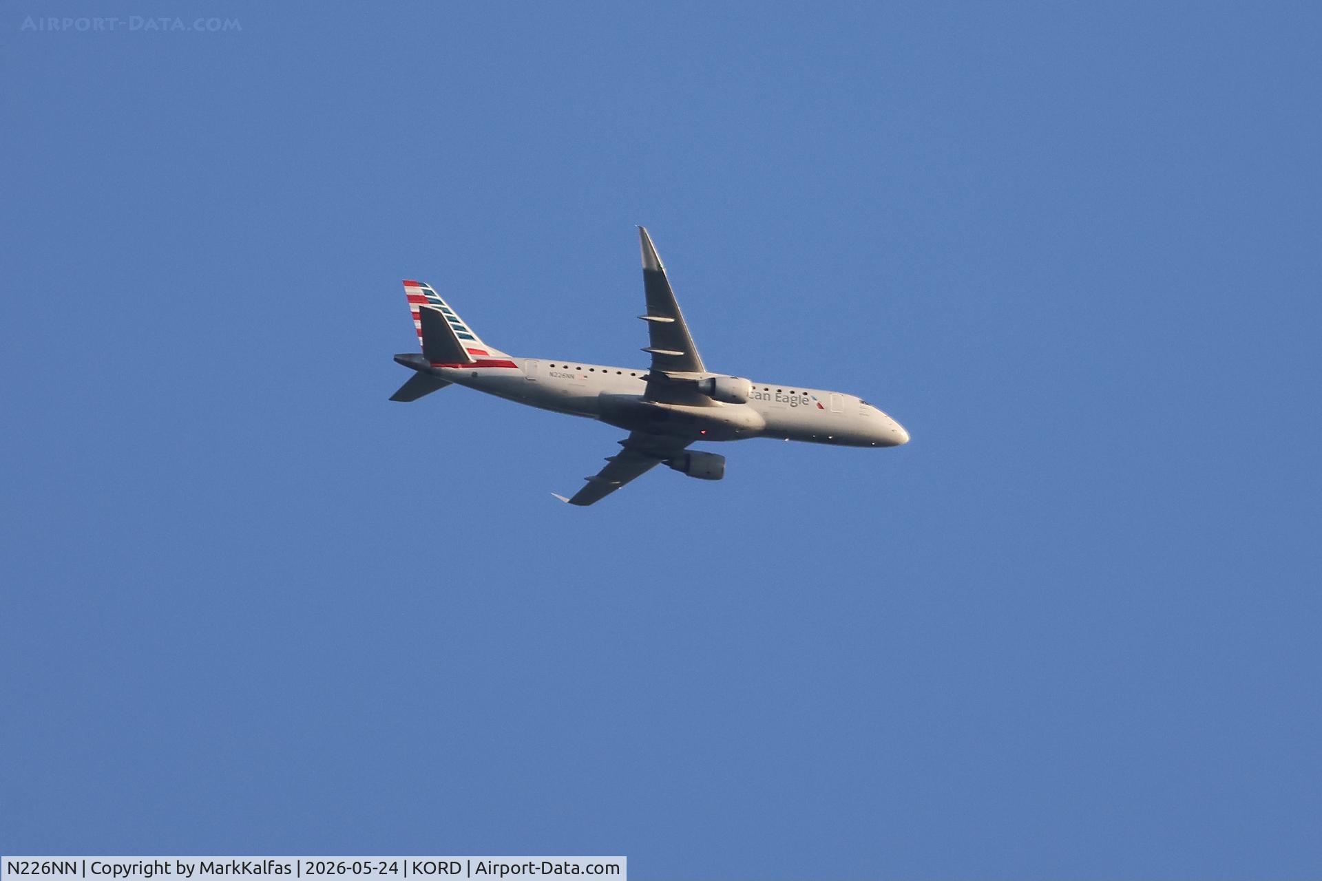 Aircraft N226NN, 2016 Embraer 175LR (ERJ-170-200LR), c/n 17000540, E75L Envoy / American Eagle Embraer 175LR (ERJ-170-200LR) N226NN, ENY3559 GSP-ORD, at KORD, photo by MarkKalfas