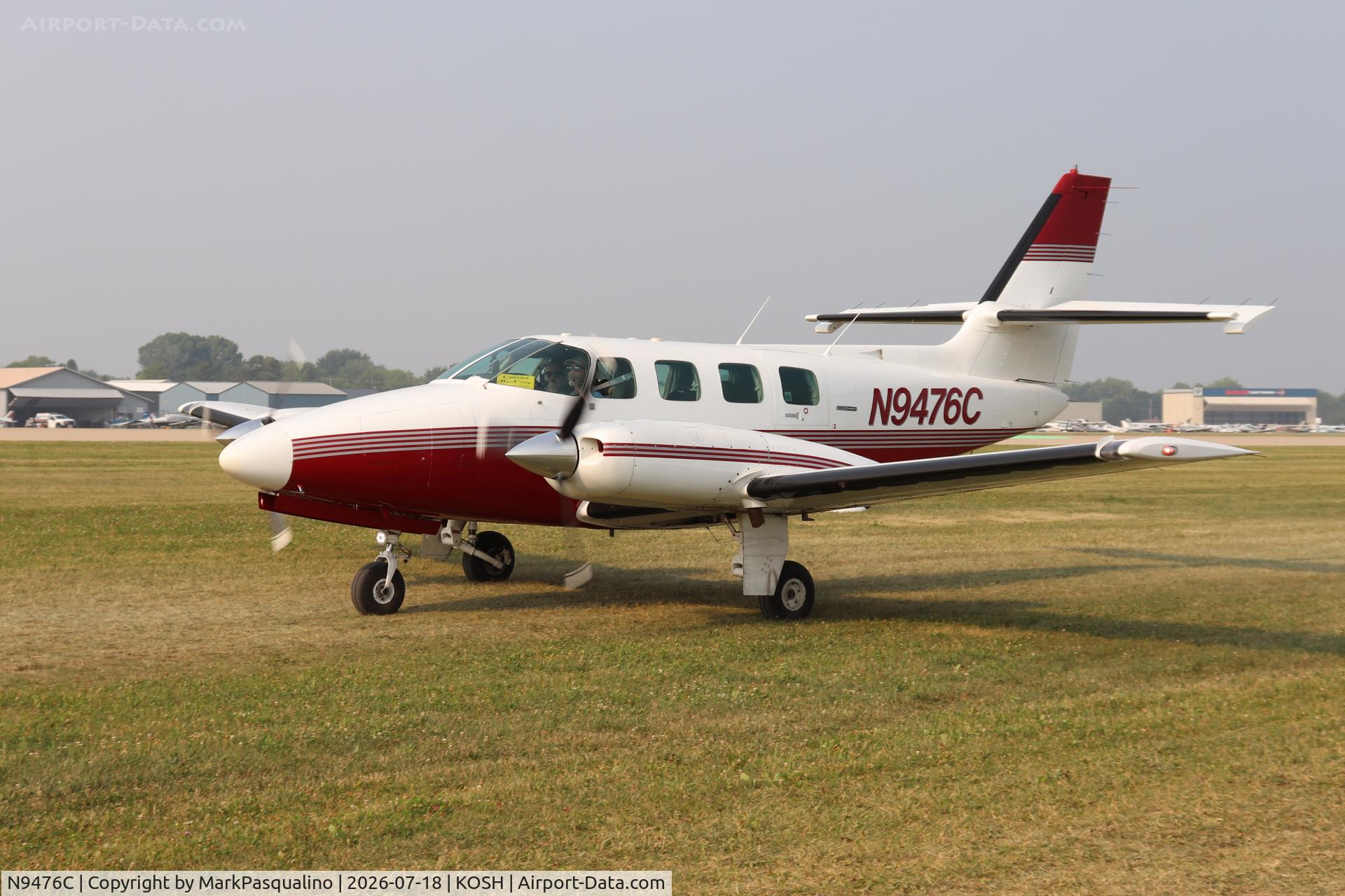 Aircraft N9476C, 1982 Cessna T303 Crusader, c/n T30300179, Cessna T303, at KOSH, photo by MarkPasqualino