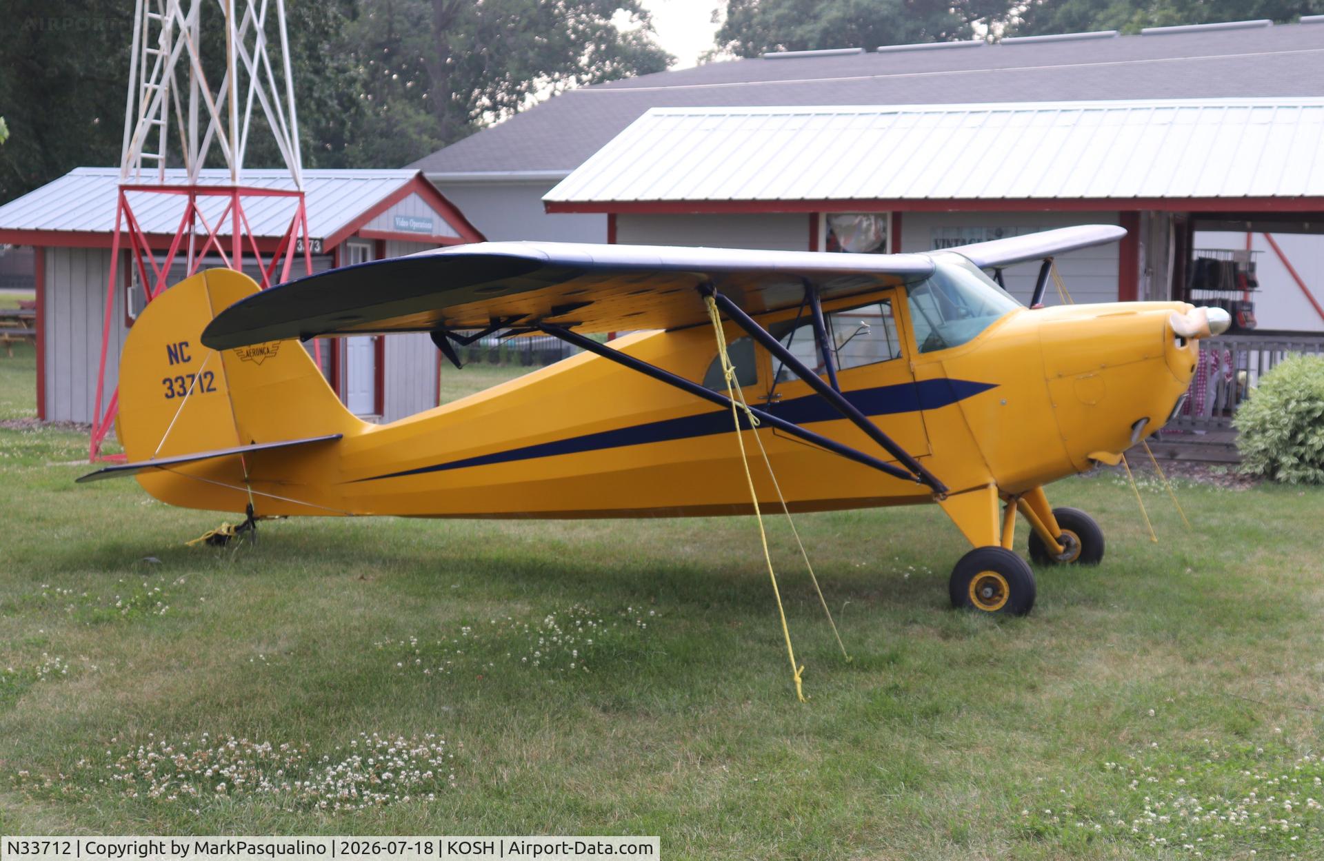 Aircraft N33712, 1941 Aeronca 65-CA Super Chief, c/n CA12971, Aeronca 65-CA, at KOSH, photo by MarkPasqualino