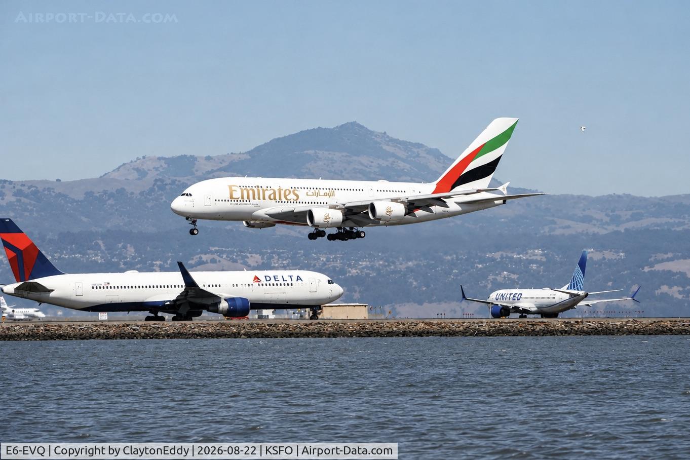 Aircraft E6-EVQ, SFO 2026, at KSFO, photo by ClaytonEddy