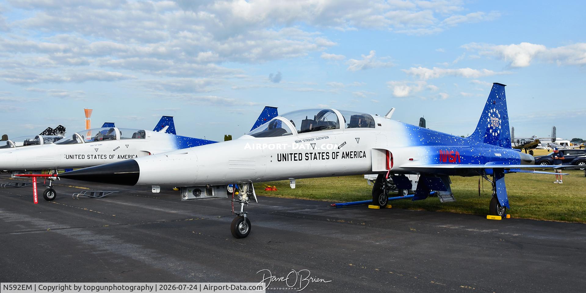 Aircraft N592EM, 1978 Northrop F 5F, c/n 78-0803, NASA F-5, photo by topgunphotography