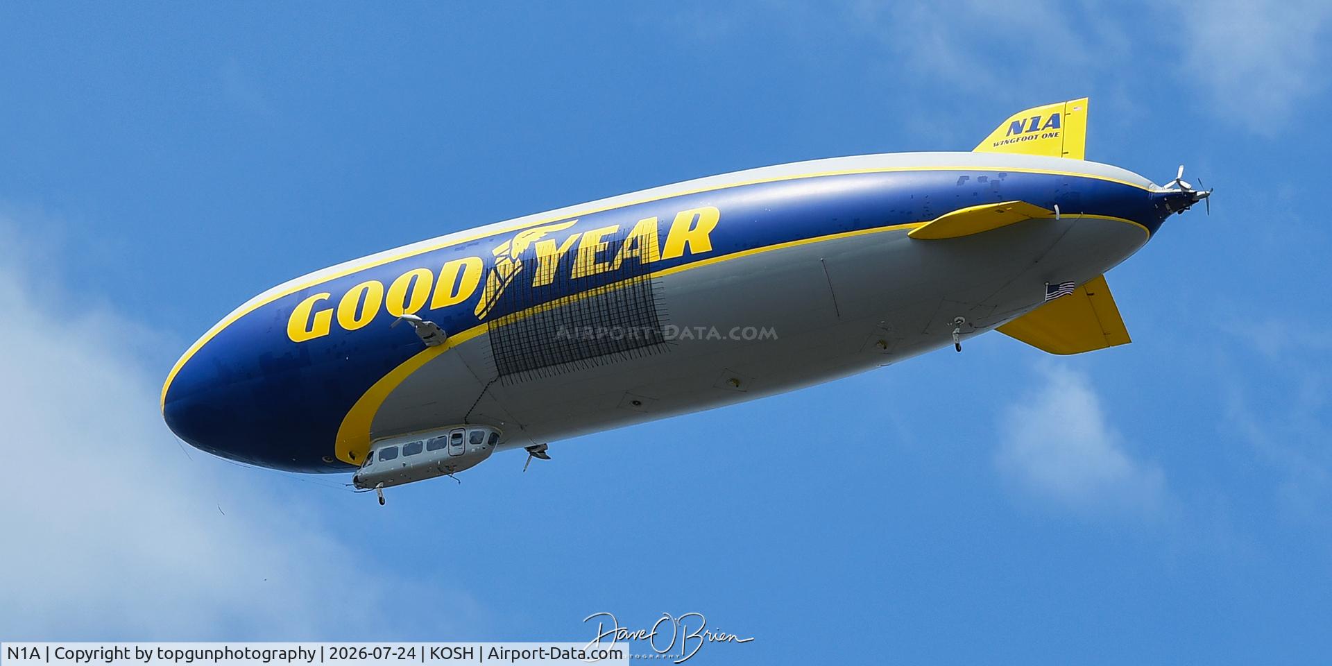 Aircraft N1A, 2014 Zeppelin LZ N07-101, c/n 006, GoodYear Blimp Oshkosh 26, at KOSH, photo by topgunphotography