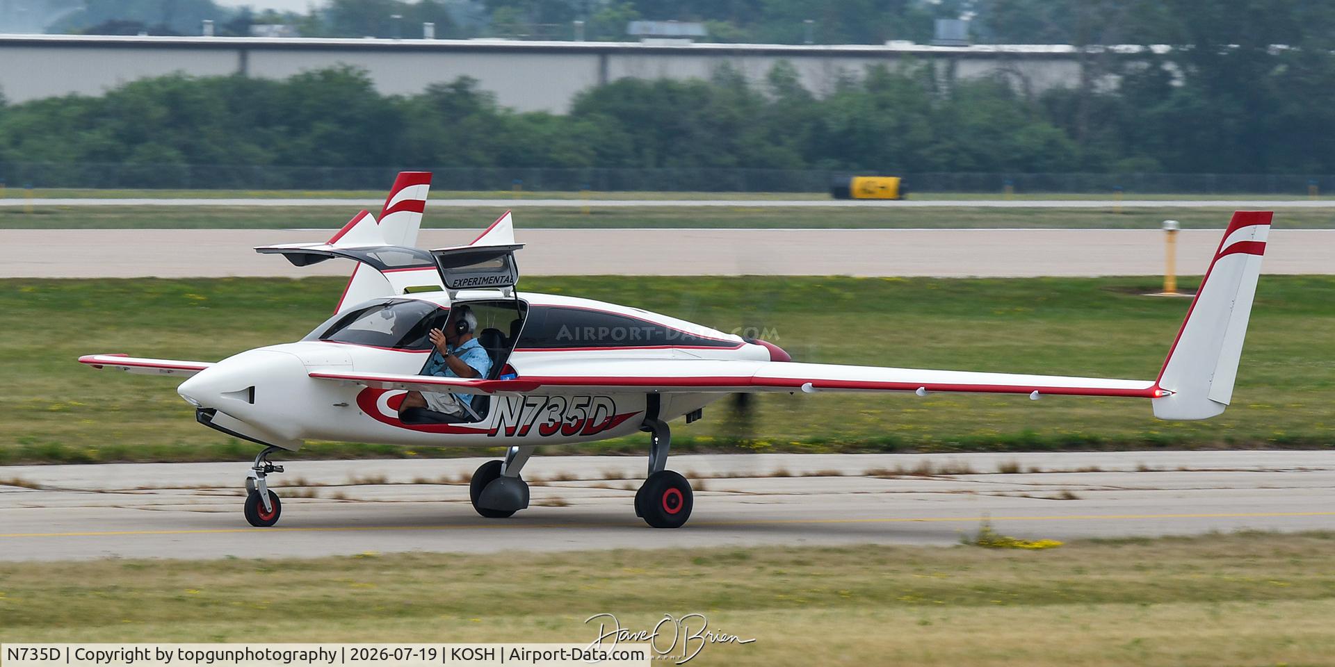 Aircraft N735D, 2016 STEPHEN CABIROY XL-RG-5, c/n 3RX180, Oshkosh 26, at KOSH, photo by topgunphotography