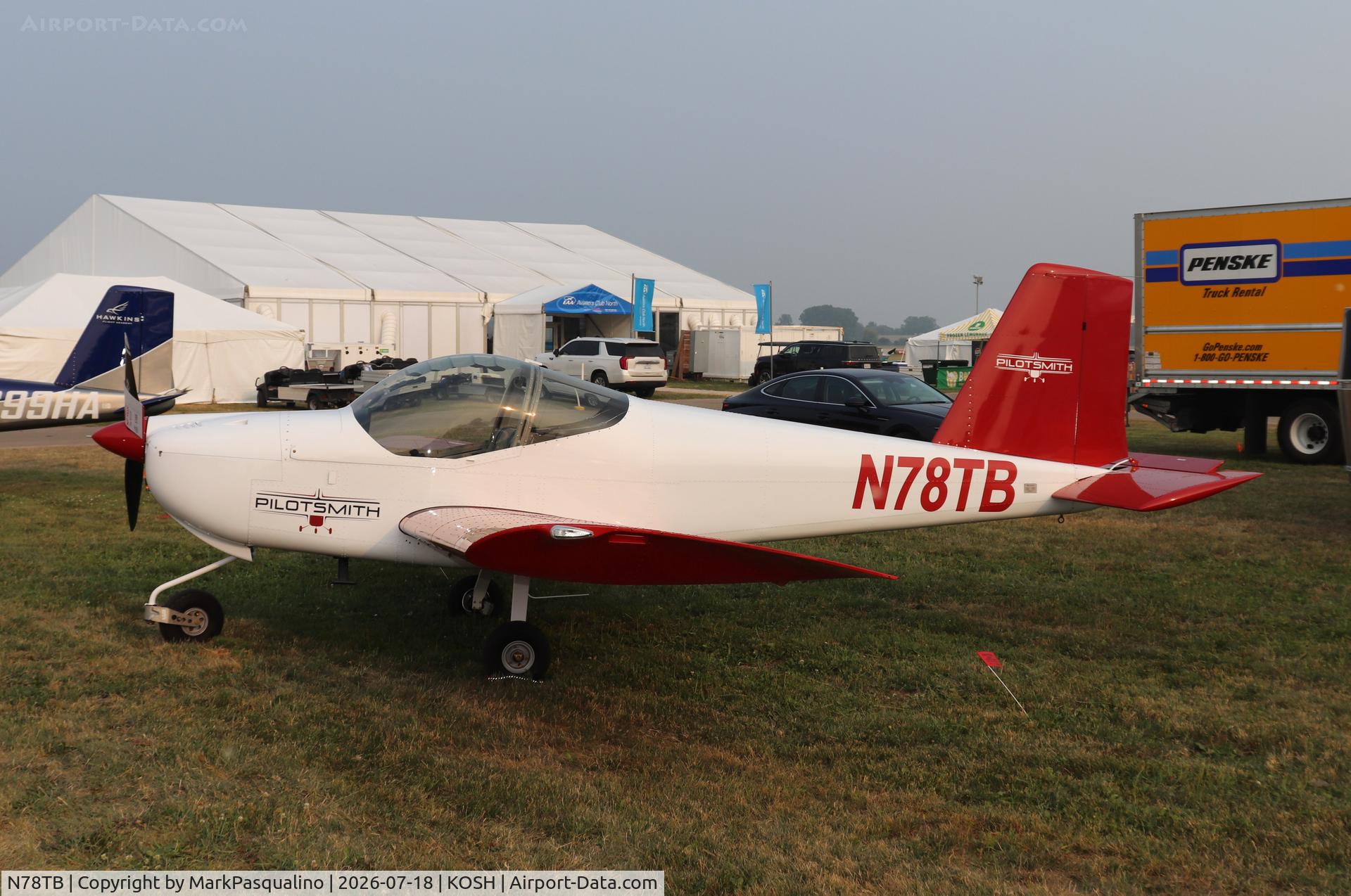 Aircraft N78TB, 2025 Vans RV-12IS, c/n 12206, Vans RV-12IS, at KOSH, photo by MarkPasqualino