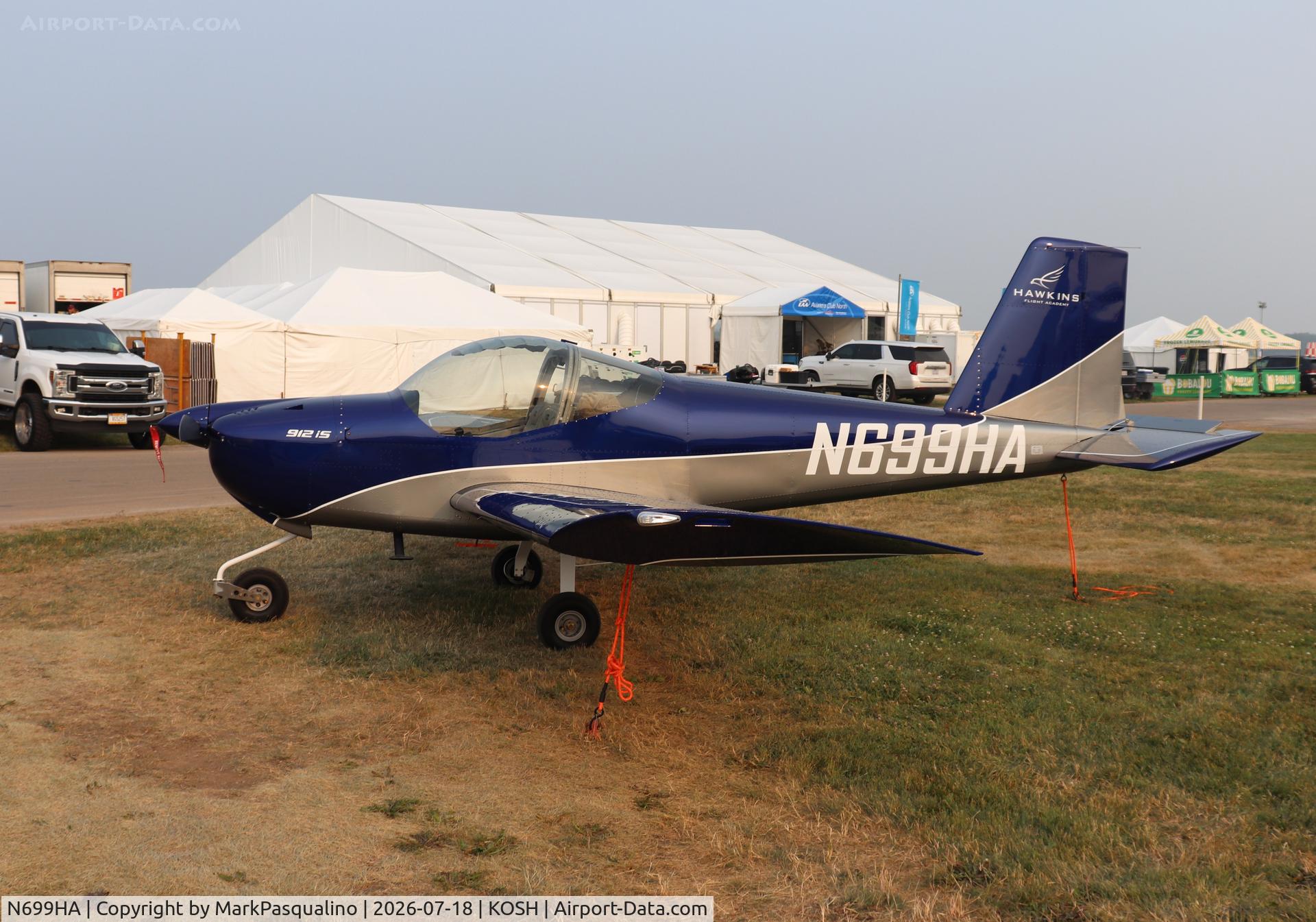 Aircraft N699HA, 2026 Vans RV-12IS, c/n 12217, Vans RV-12IS, at KOSH, photo by MarkPasqualino