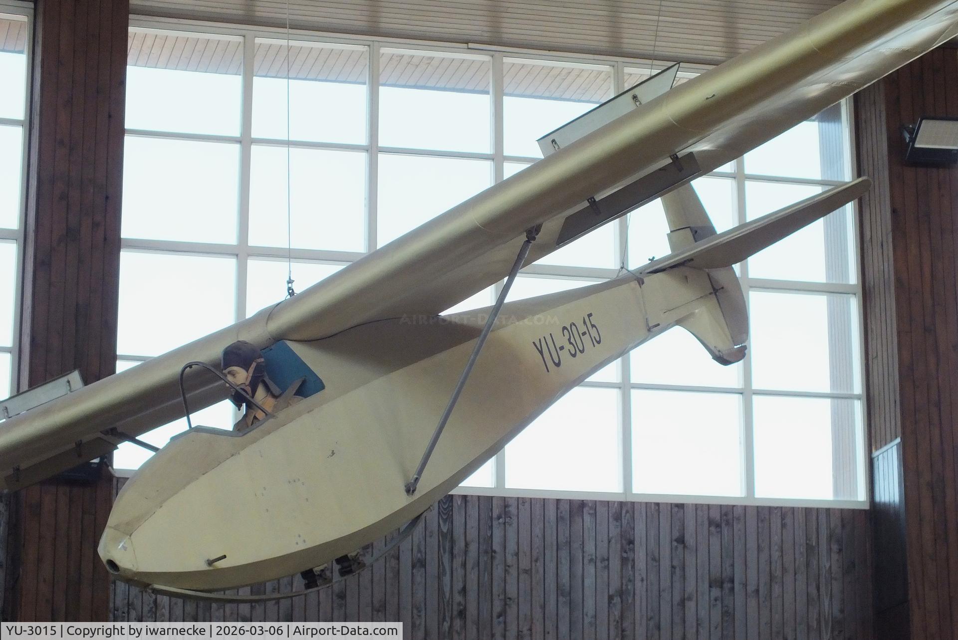 Aircraft YU-3015, 1948 Utva Jastreb 54, c/n 190, UTVA (Letov, Ljubljana) Sostaric Jastreb 54 at the Technical Museum Nikola Tesla, Zagreb, photo by iwarnecke