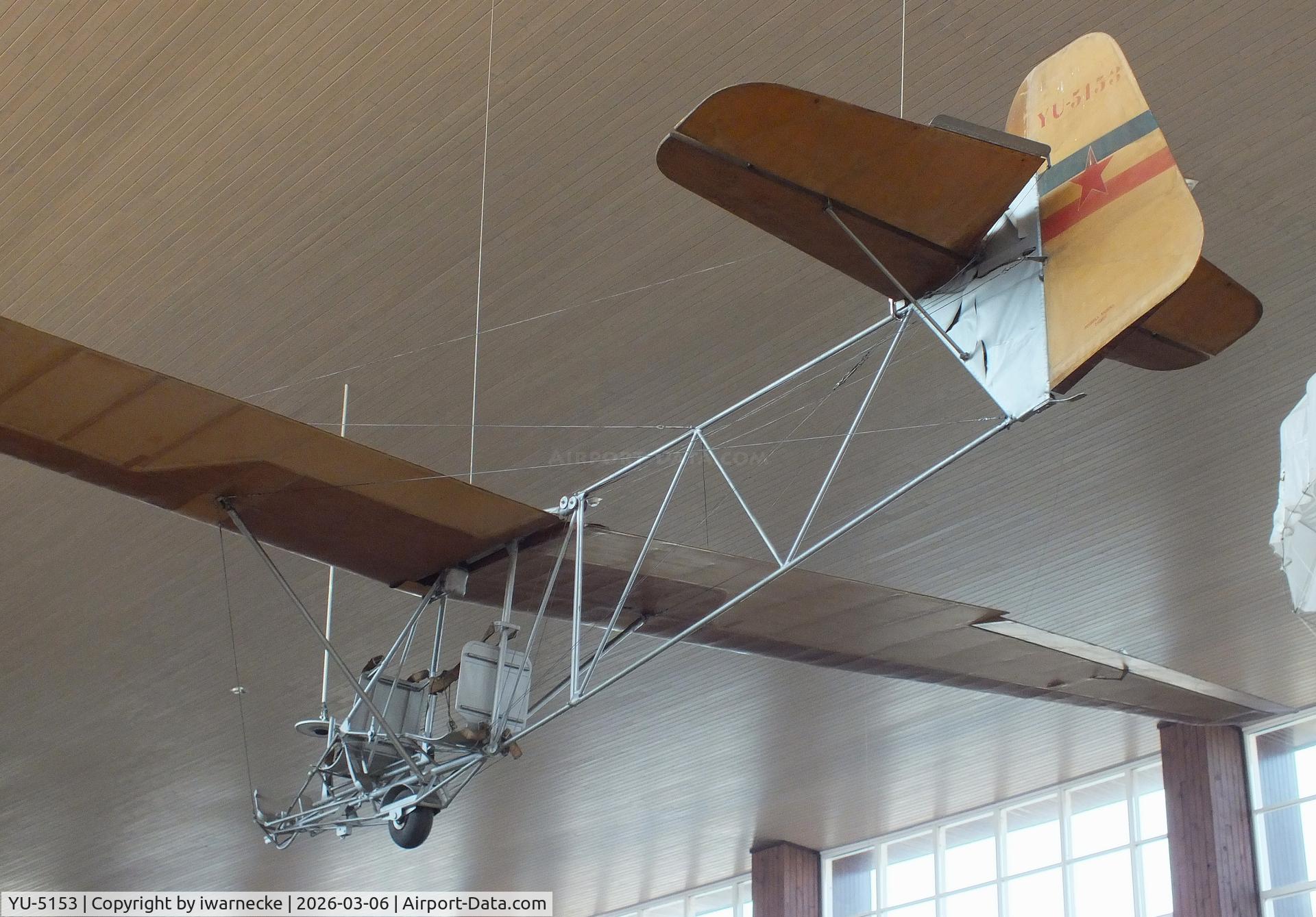 Aircraft YU-5153, Utva Roda, c/n not found_YU-5153, UTVA Sostaric Roda at the Technical Museum Nikola Tesla, Zagreb, photo by iwarnecke