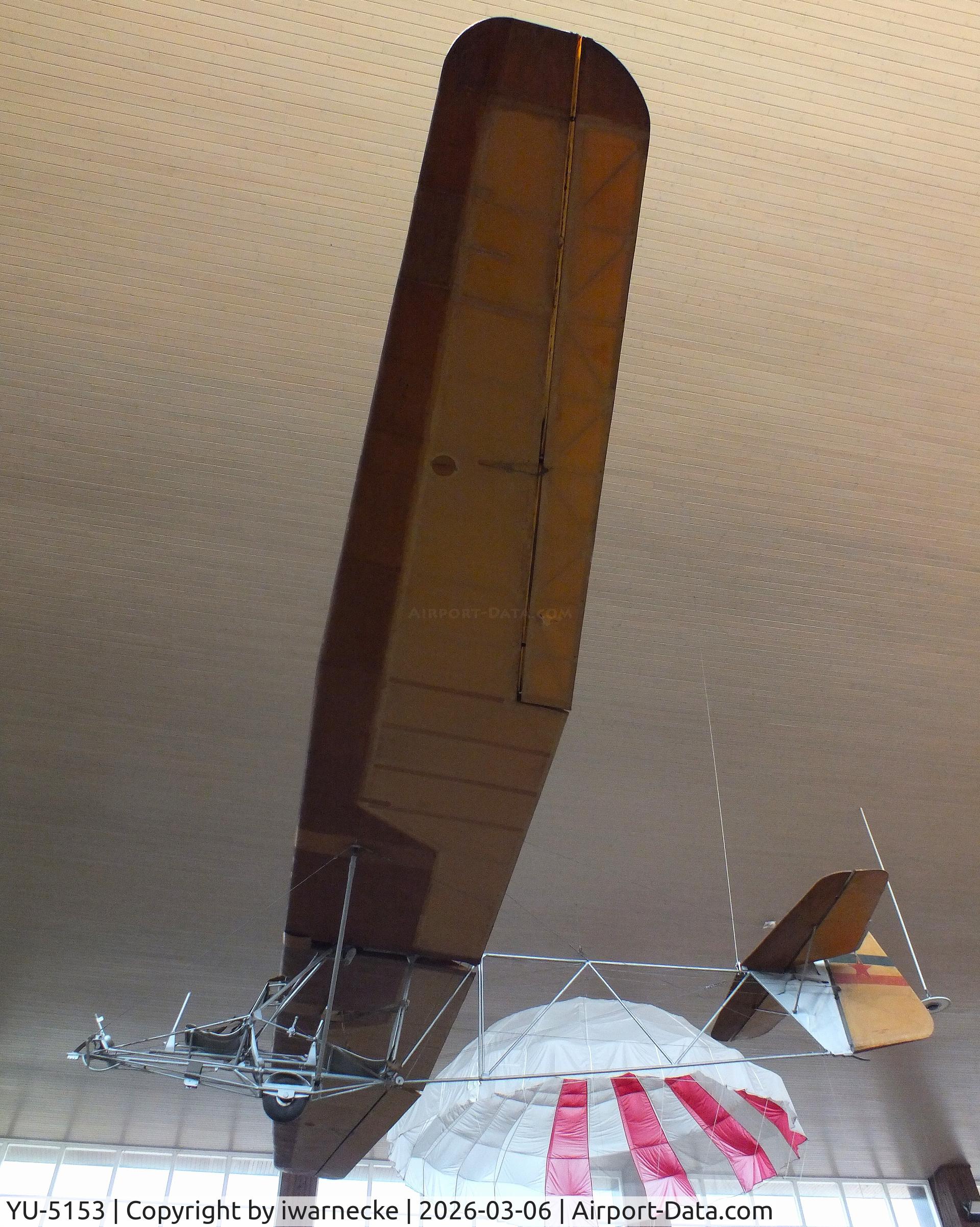 Aircraft YU-5153, Utva Roda, c/n not found_YU-5153, UTVA Sostaric Roda at the Technical Museum Nikola Tesla, Zagreb, photo by iwarnecke
