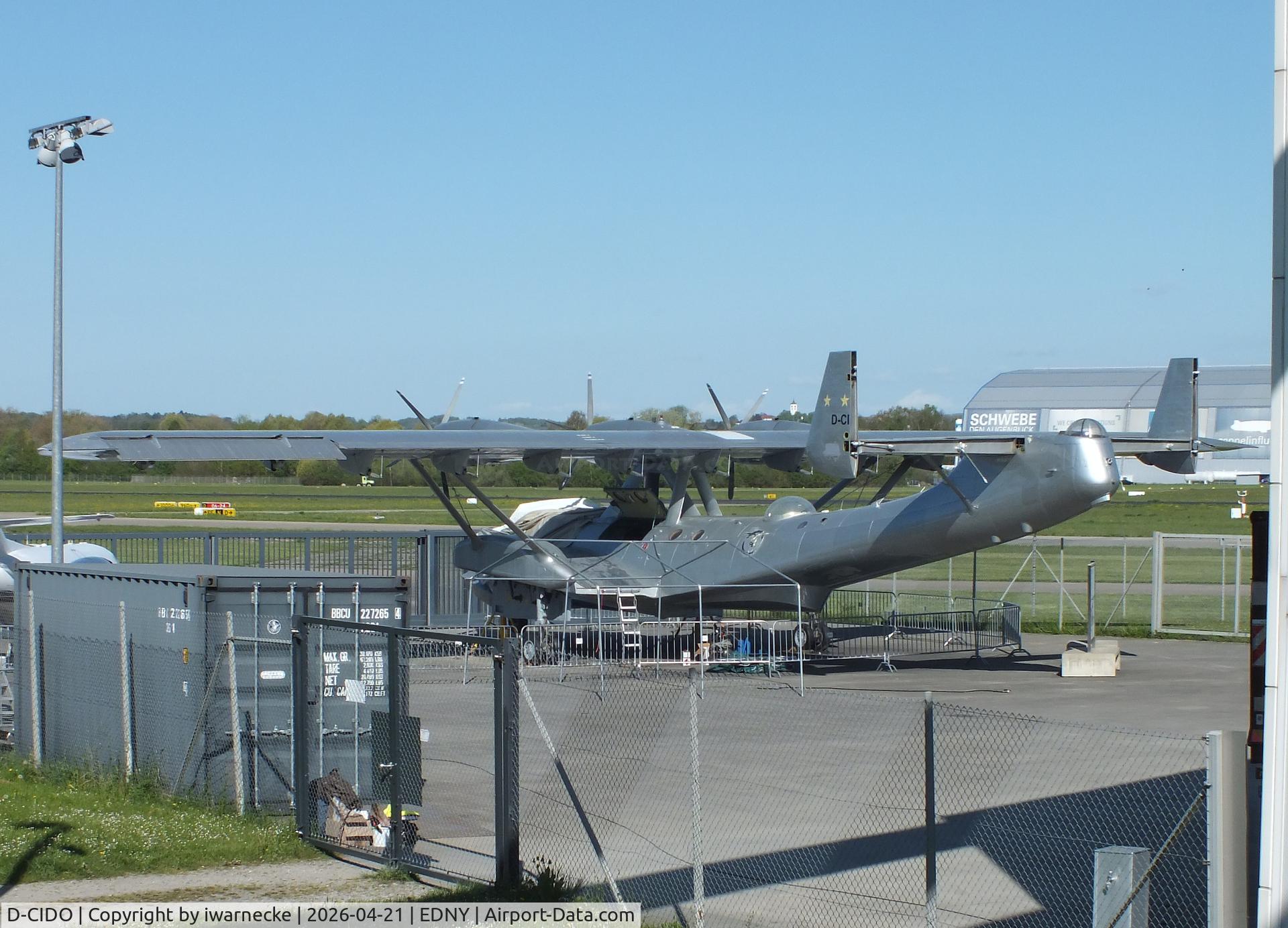 Aircraft D-CIDO, 2000 Dornier Do-24ATT, c/n 5345, Dornier Do-24ATT undergoing maintenance?/restoration? outside the Dornier Museum at the Bodensee airport, Friedrichshafen, at EDNY, photo by iwarnecke