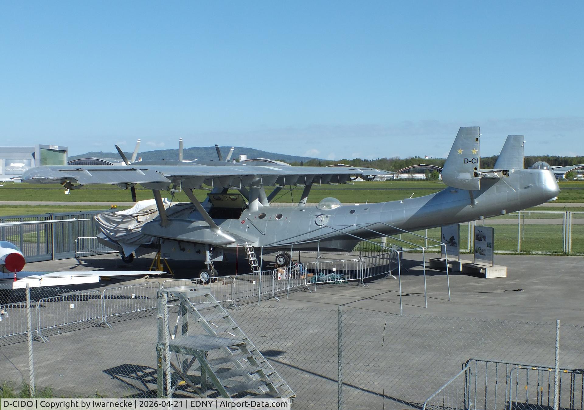 Aircraft D-CIDO, 2000 Dornier Do-24ATT, c/n 5345, Dornier Do-24ATT undergoing maintenance?/restoration? outside the Dornier Museum at the Bodensee airport, Friedrichshafen, at EDNY, photo by iwarnecke