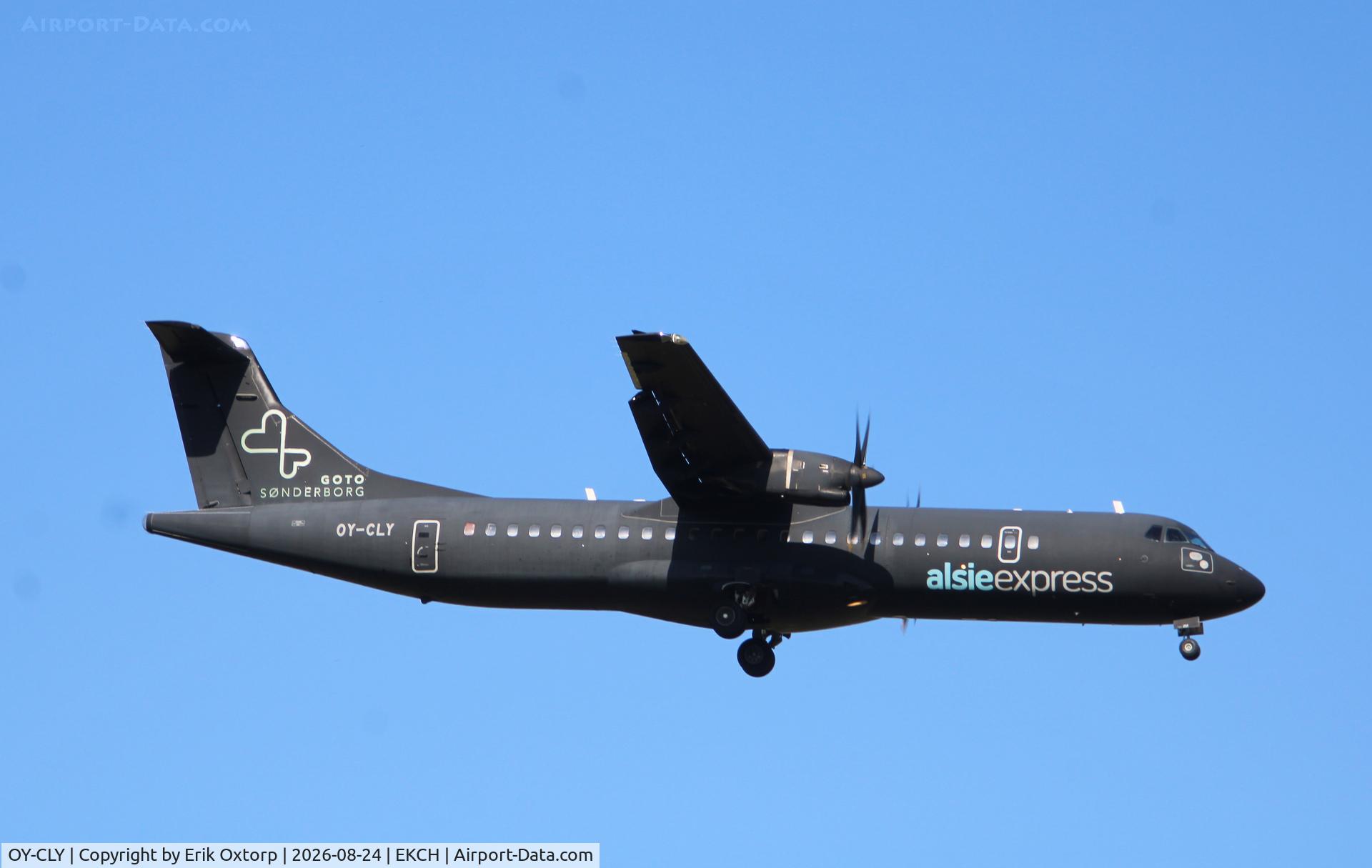 Aircraft OY-CLY, 2008 ATR 72-212A, c/n 799, OY-CLY landing rw 04L, at EKCH, photo by Erik Oxtorp