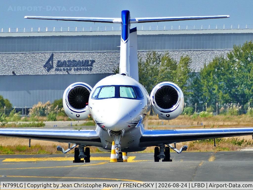 Aircraft N799LG, 2016 Cessna Cessna 680 Citation Sovereign+, c/n 680-0563, Citation Longitude, at LFBD, photo by Jean Christophe Ravon / FRENCHSKY