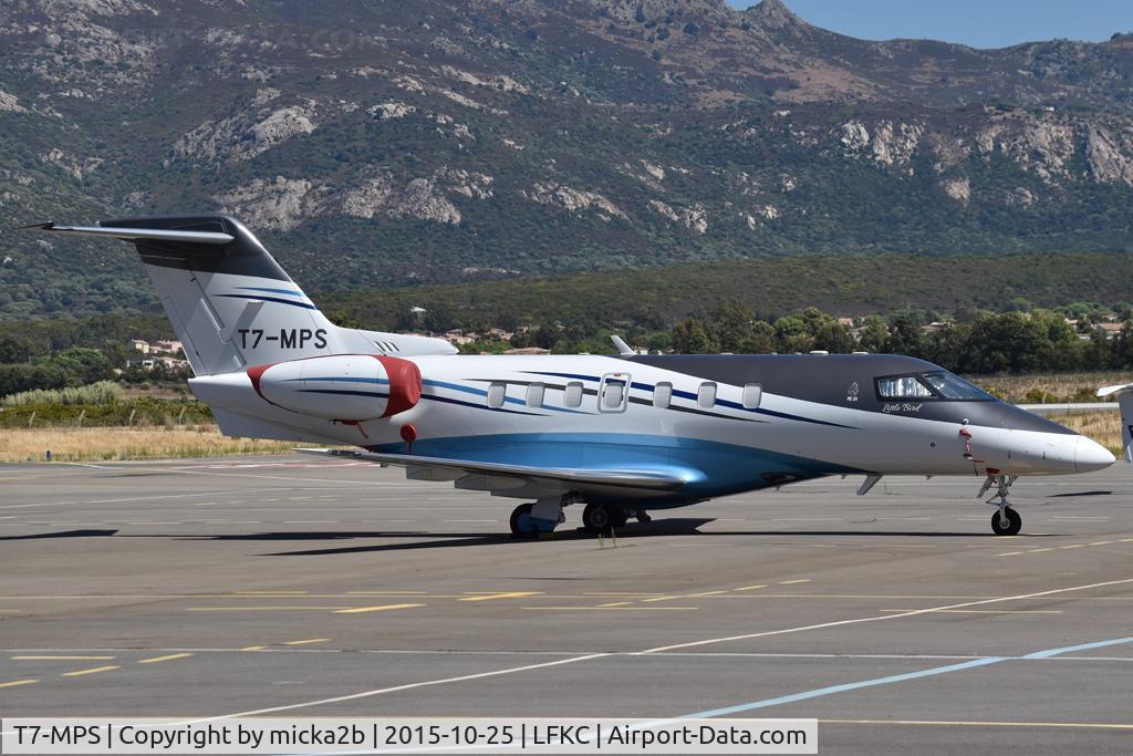 Aircraft T7-MPS, 2021 Pilatus PC-24, c/n 238, Parked, at LFKC, photo by micka2b