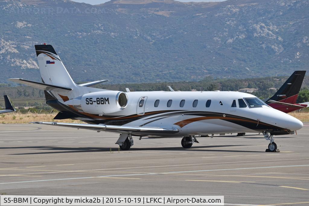 Aircraft S5-BBM, 2022 Textron Aviation Inc 560XL, c/n 560-6333, Parked, at LFKC, photo by micka2b