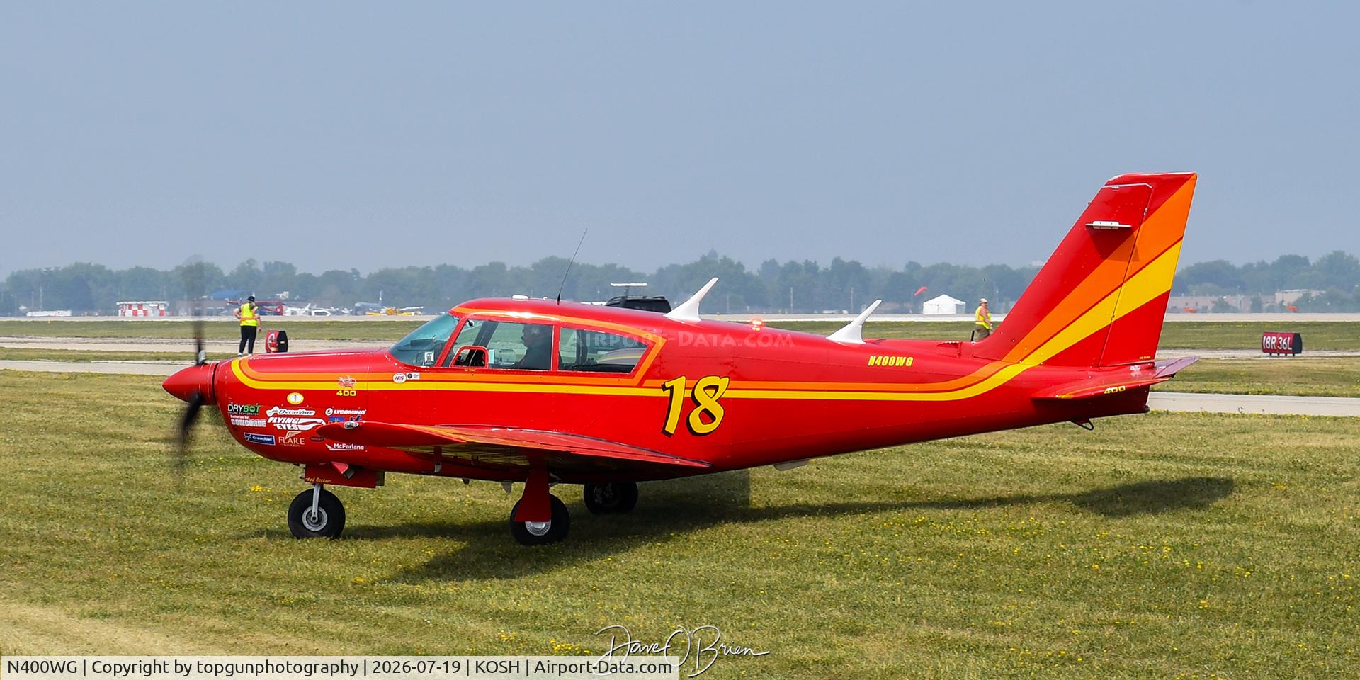 Aircraft N400WG, 1965 Piper PA-24-400 Comanche 400, c/n 26-104, Oshkosh 26, at KOSH, photo by topgunphotography