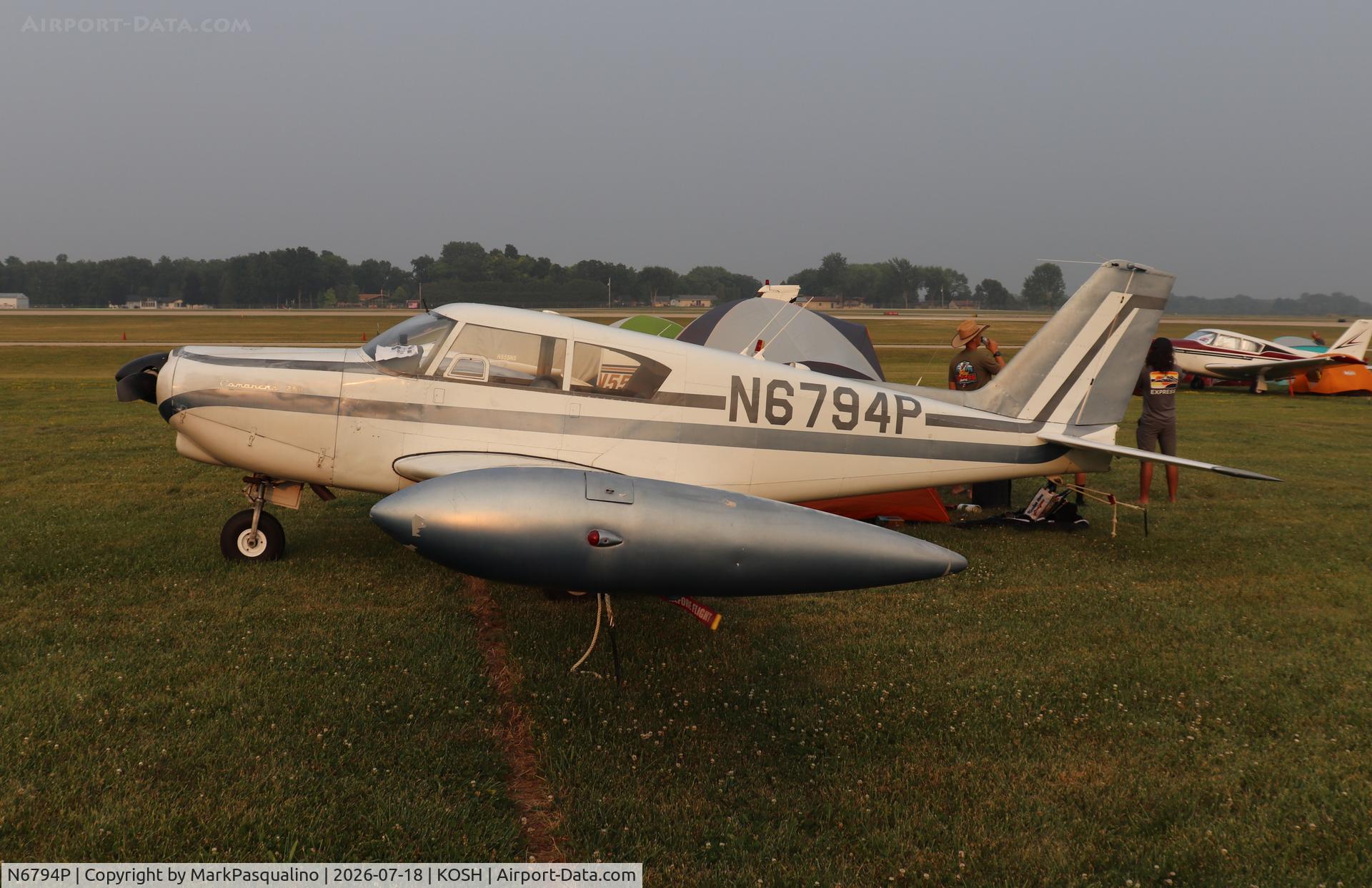 Aircraft N6794P, 1960 Piper PA-24-250 Comanche, c/n 24-1927, Piper PA-24-250, at KOSH, photo by MarkPasqualino