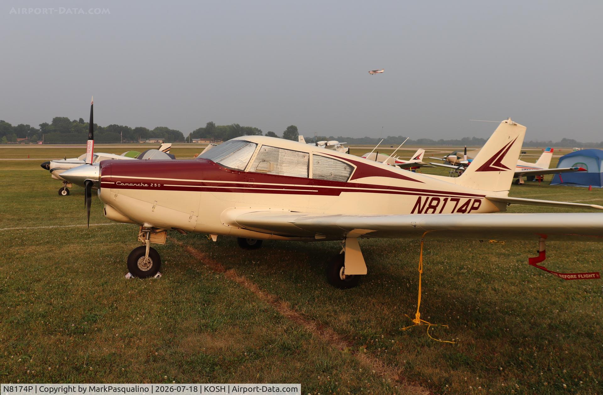 Aircraft N8174P, 1963 Piper PA-24-250 Comanche, c/n 24-3430, Piper PA-24-250, at KOSH, photo by MarkPasqualino
