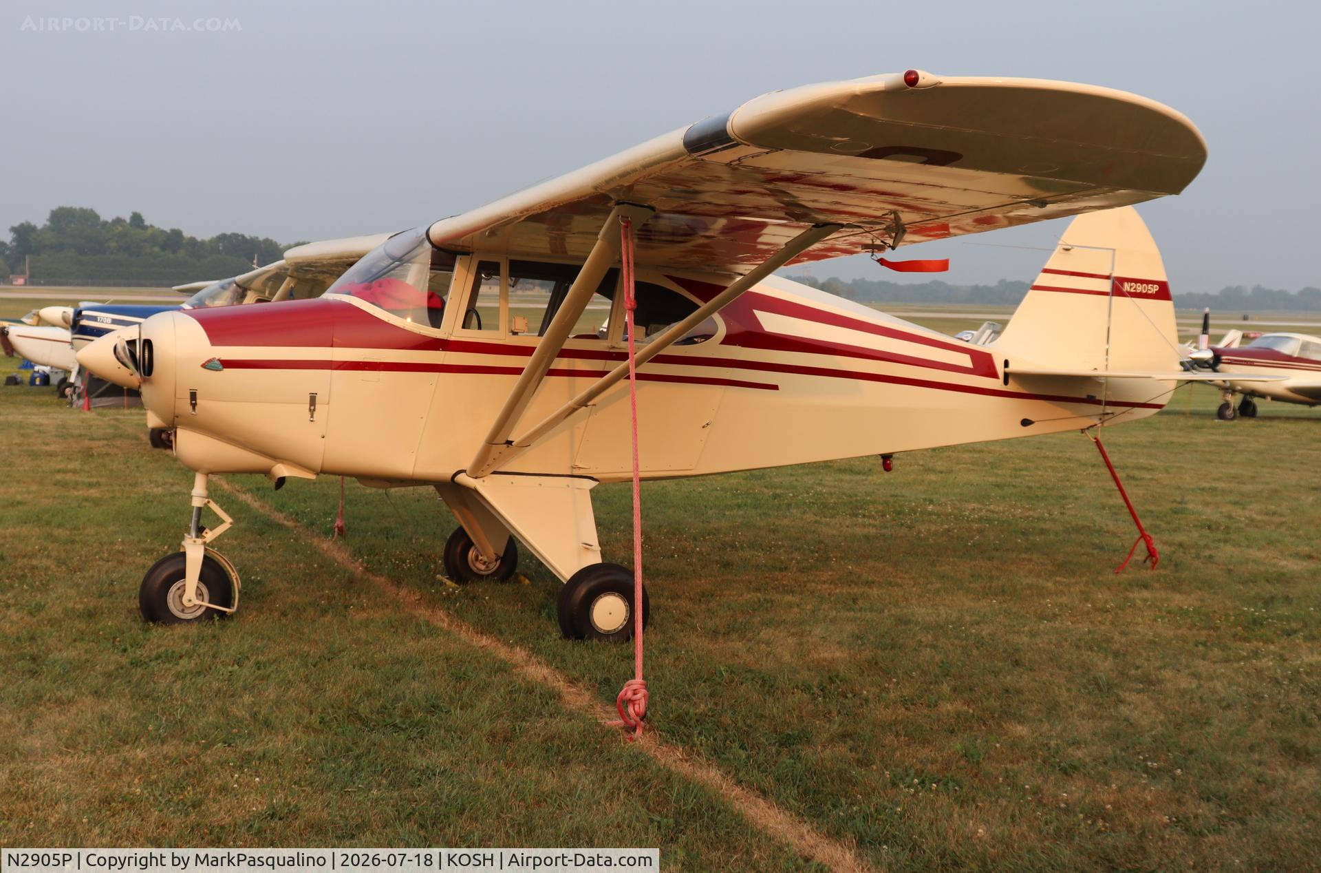 Aircraft N2905P, 1955 Piper PA-22-150 Tri-Pacer, c/n 22-3172, Piper PA-22-150, at KOSH, photo by MarkPasqualino
