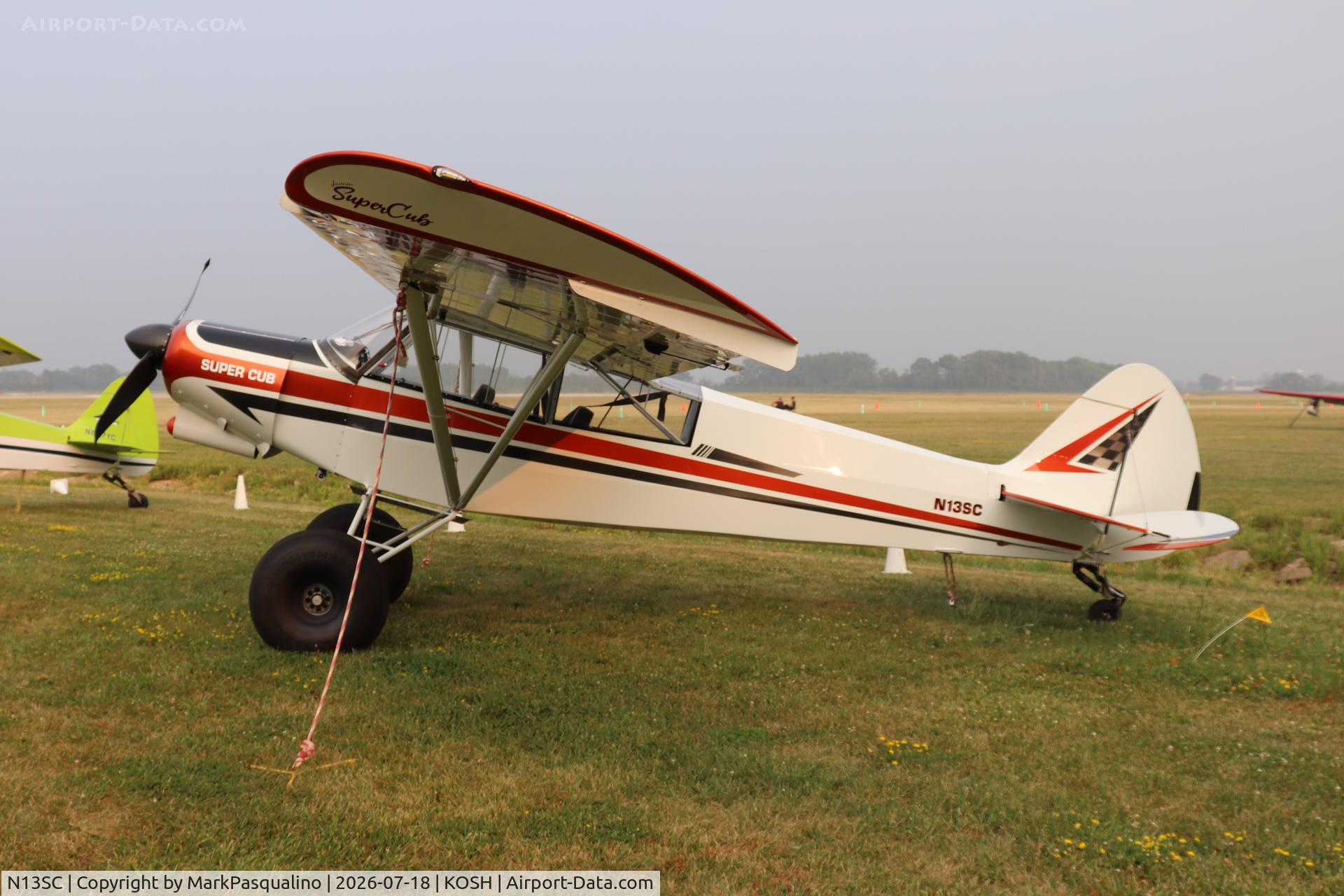 Aircraft N13SC, 2026 Javron PA-18 Replica, c/n JA2101151, Piper PA-18 Replica, at KOSH, photo by MarkPasqualino