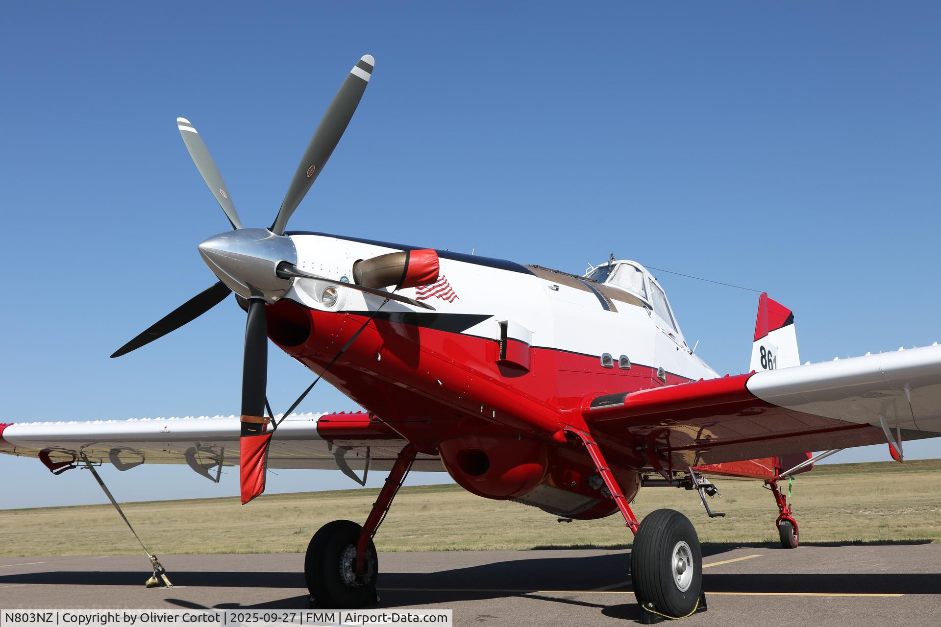 Aircraft N803NZ, 2016 Air Tractor Inc AT-802A, c/n 802A-0645, 2025, at FMM, photo by Olivier Cortot