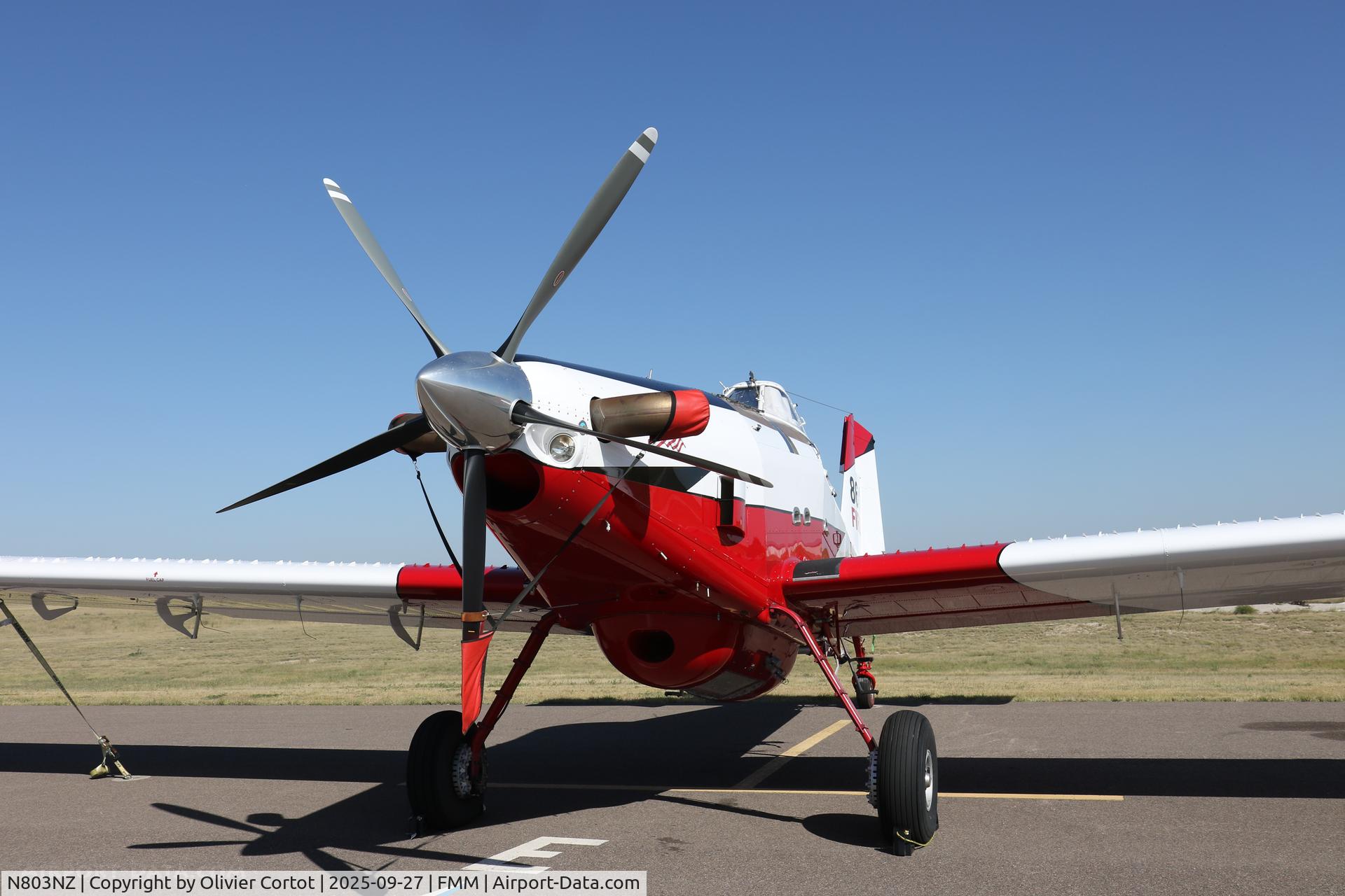 Aircraft N803NZ, 2016 Air Tractor Inc AT-802A, c/n 802A-0645, 2025, at FMM, photo by Olivier Cortot