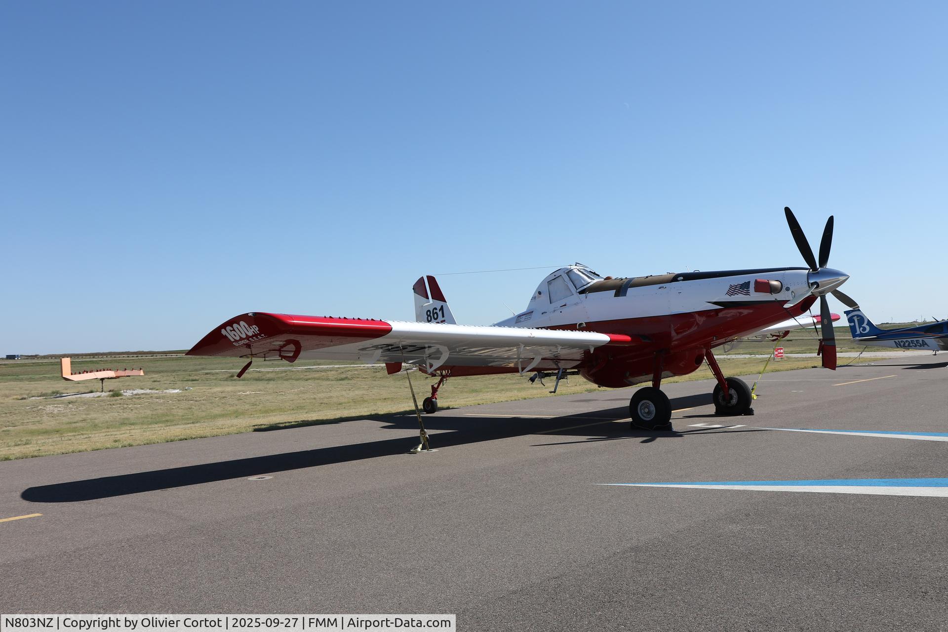 Aircraft N803NZ, 2016 Air Tractor Inc AT-802A, c/n 802A-0645, 2025, at FMM, photo by Olivier Cortot