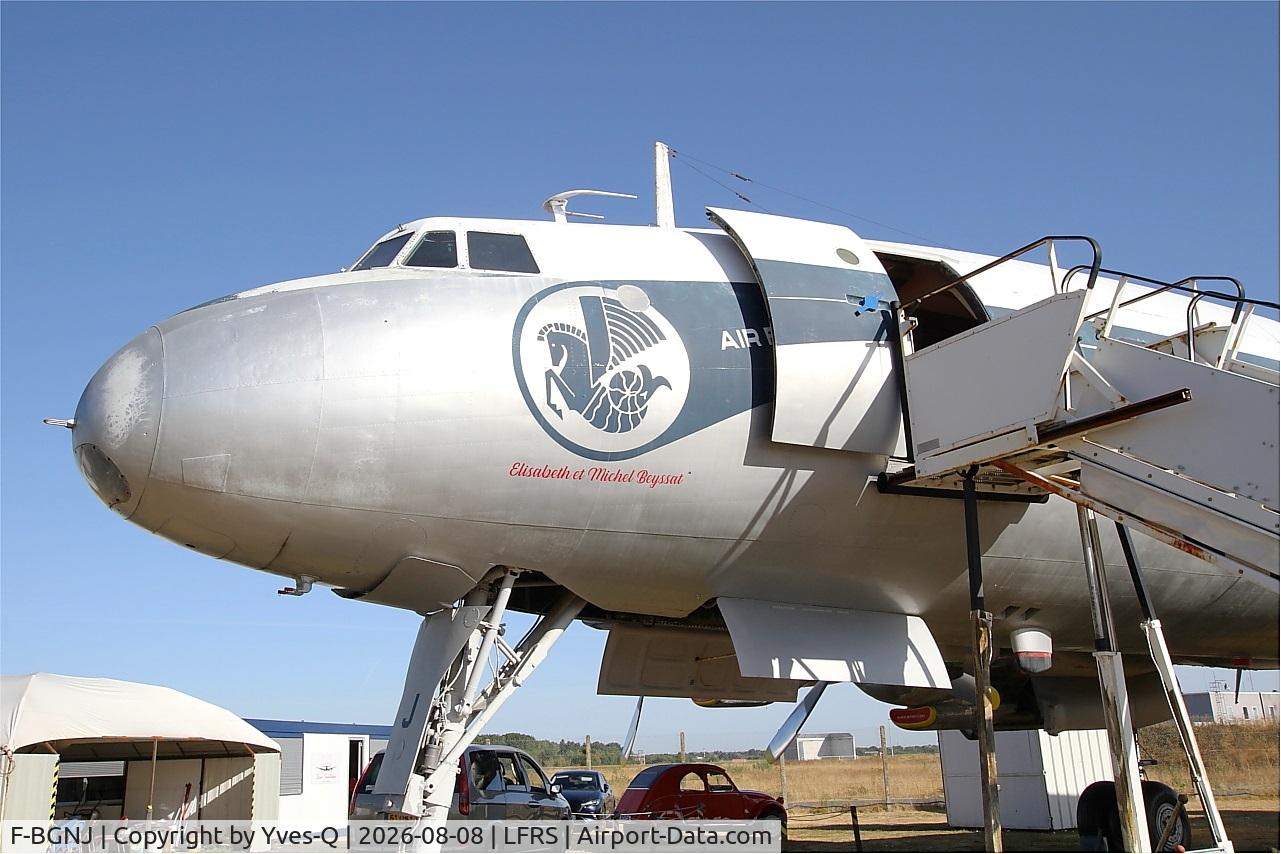 Aircraft F-BGNJ, 1953 Lockheed L-1049G Super Constellation, c/n 4519, F-BGNJ - Lockheed L-1049G Super Constellation, Amicale du Super Constellation, Nantes-Atlantique airport (LFRS-NTE), at LFRS, photo by Yves-Q
