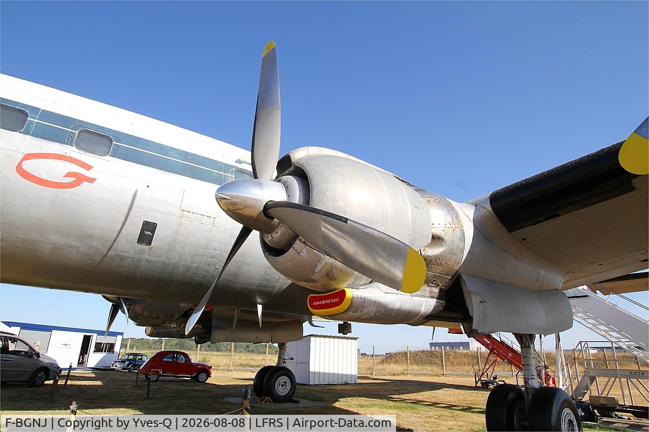 Aircraft F-BGNJ, 1953 Lockheed L-1049G Super Constellation, c/n 4519, F-BGNJ - Lockheed L-1049G Super Constellation, Amicale du Super Constellation, Nantes-Atlantique airport (LFRS-NTE), at LFRS, photo by Yves-Q