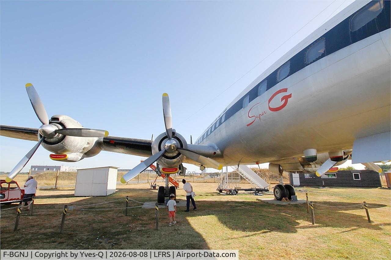 Aircraft F-BGNJ, 1953 Lockheed L-1049G Super Constellation, c/n 4519, F-BGNJ - Lockheed L-1049G Super Constellation, Amicale du Super Constellation, Nantes-Atlantique airport (LFRS-NTE), at LFRS, photo by Yves-Q
