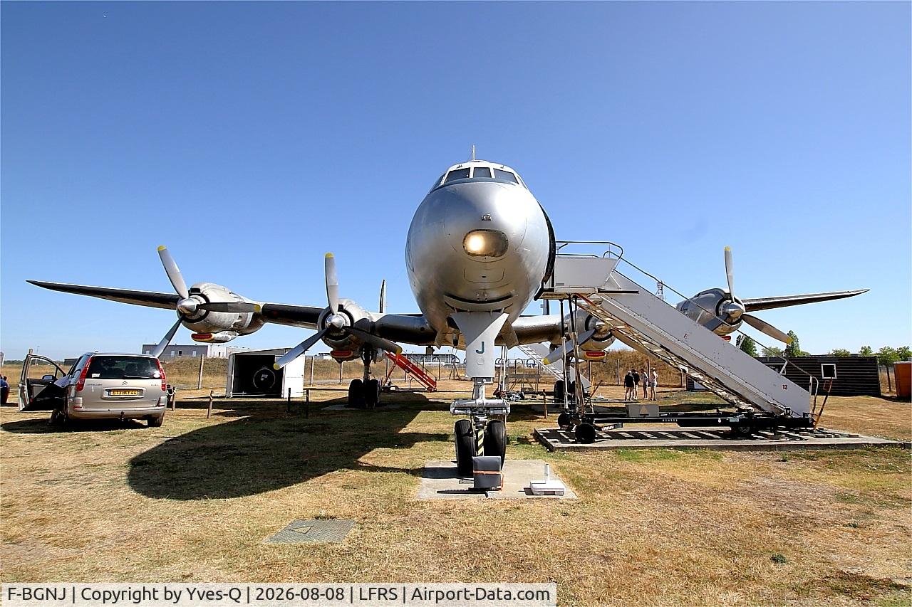 Aircraft F-BGNJ, 1953 Lockheed L-1049G Super Constellation, c/n 4519, F-BGNJ - Lockheed L-1049G Super Constellation, Amicale du Super Constellation, Nantes-Atlantique airport (LFRS-NTE), at LFRS, photo by Yves-Q