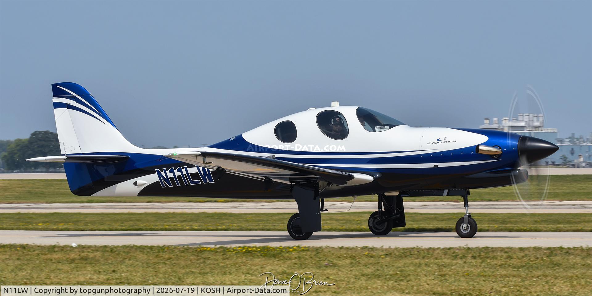 Aircraft N11LW, Evolution Turbine Evolution, c/n EVO-072, Oshkosh 26, at KOSH, photo by topgunphotography