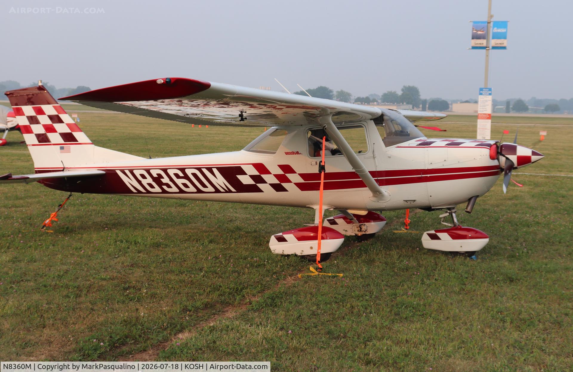 Aircraft N8360M, 1969 Cessna A150K Aerobat, c/n A15000060, Cessna A150K, at KOSH, photo by MarkPasqualino