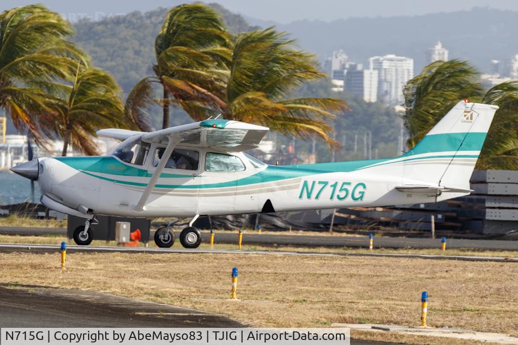 Aircraft N715G, 1980 Cessna 172RG Cutlass RG, c/n 172RG0653, Ready for takeoff, at TJIG, photo by AbeMayso83