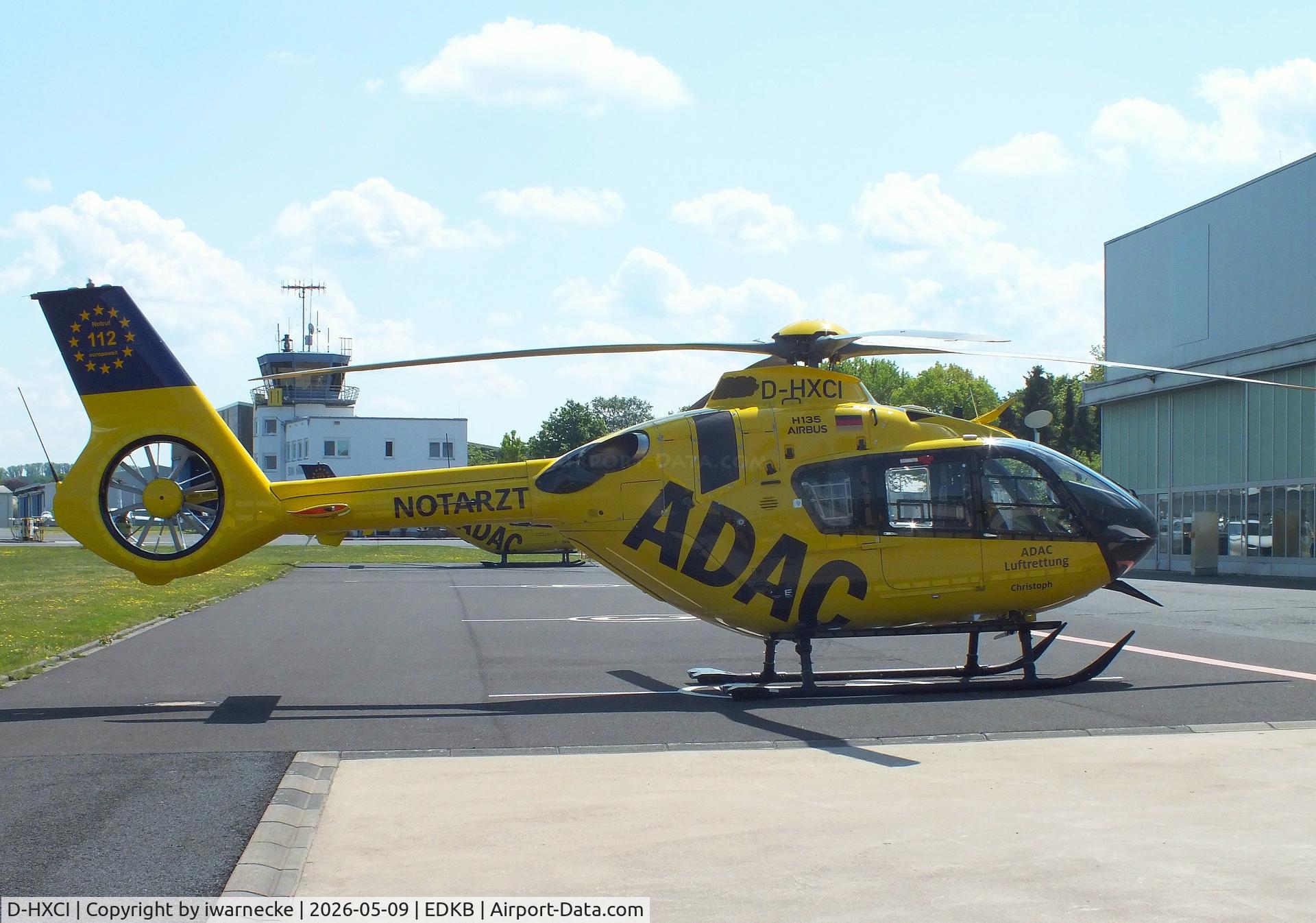 Aircraft D-HXCI, 2026 Airbus Helicopters EC135 P3H, c/n 2337, Airbus Helicopters EC135P-3H EMS-helicopter of ADAC Luftrettung at Bonn-Hangelar airfield '2605, at EDKB, photo by iwarnecke