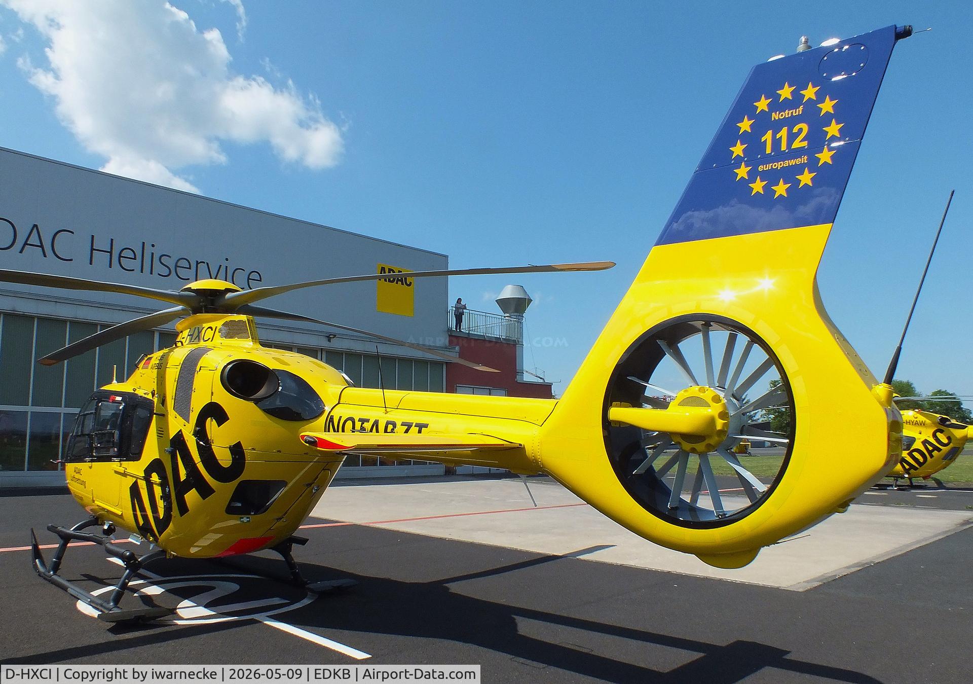 Aircraft D-HXCI, 2026 Airbus Helicopters EC135 P3H, c/n 2337, Airbus Helicopters EC135P-3H EMS-helicopter of ADAC Luftrettung at Bonn-Hangelar airfield '2605, at EDKB, photo by iwarnecke